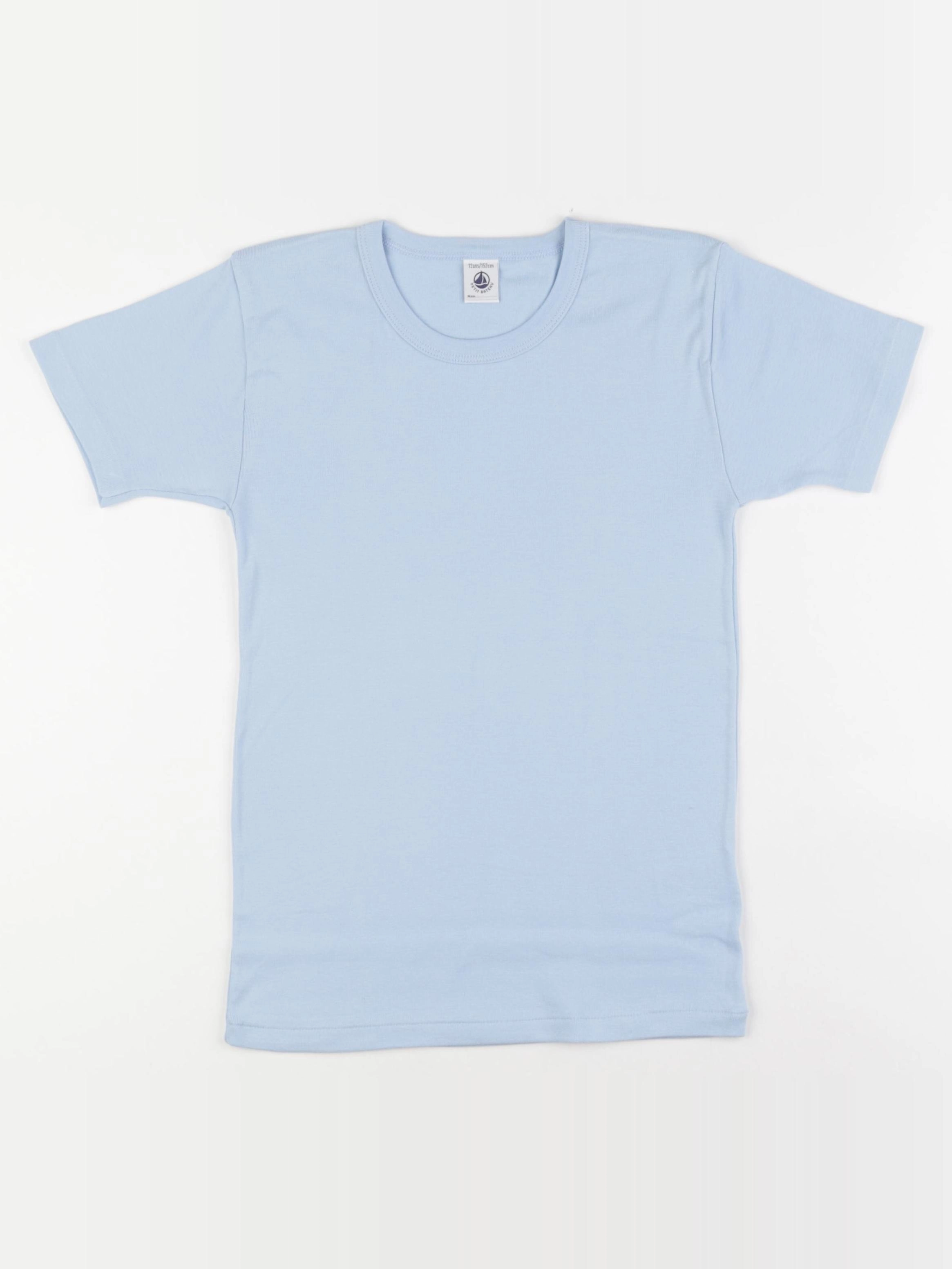 Petit Bateau - maillot de corps bleu - 12 ans