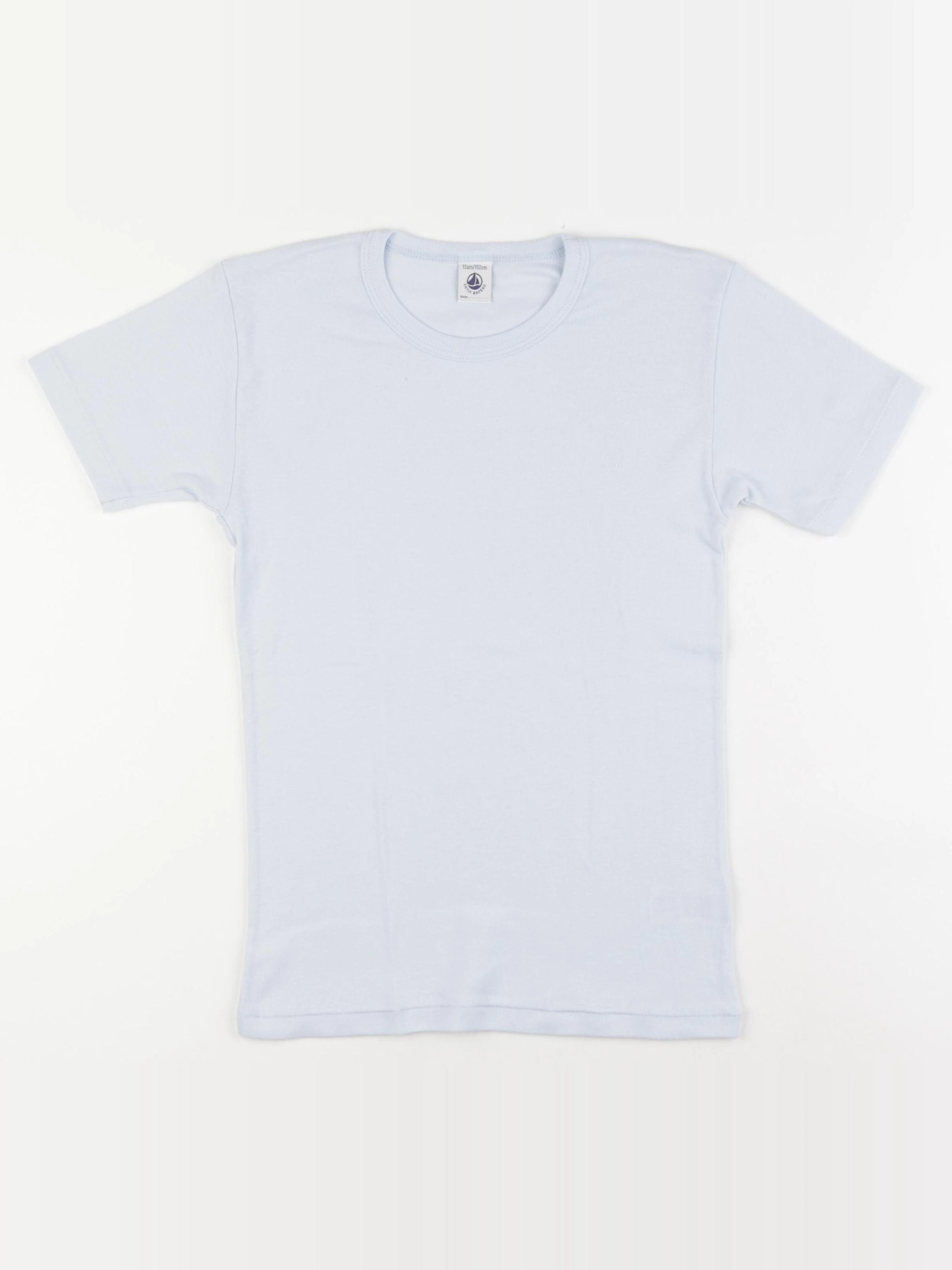 Petit Bateau - maillot de corps bleu - 12 ans