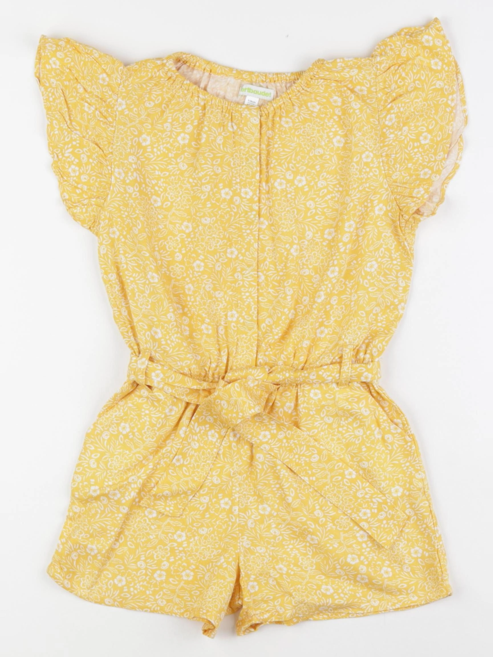 Vertbaudet - combinaison jaune - 6 ans