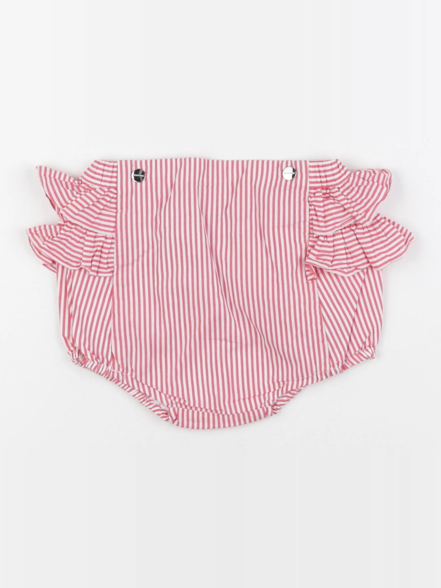 Jacadi - bloomer volants au dos blanc, rouge - 18 mois