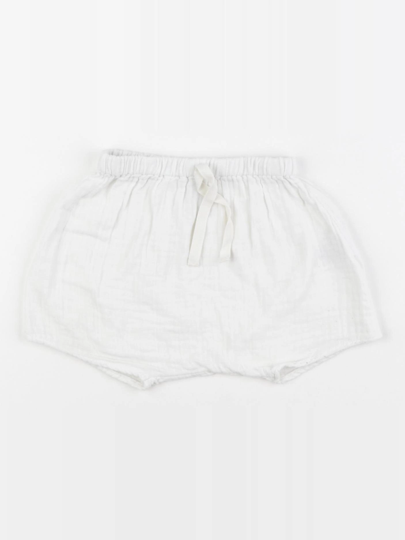 Petit Bateau - bloomer blanc - 12 mois