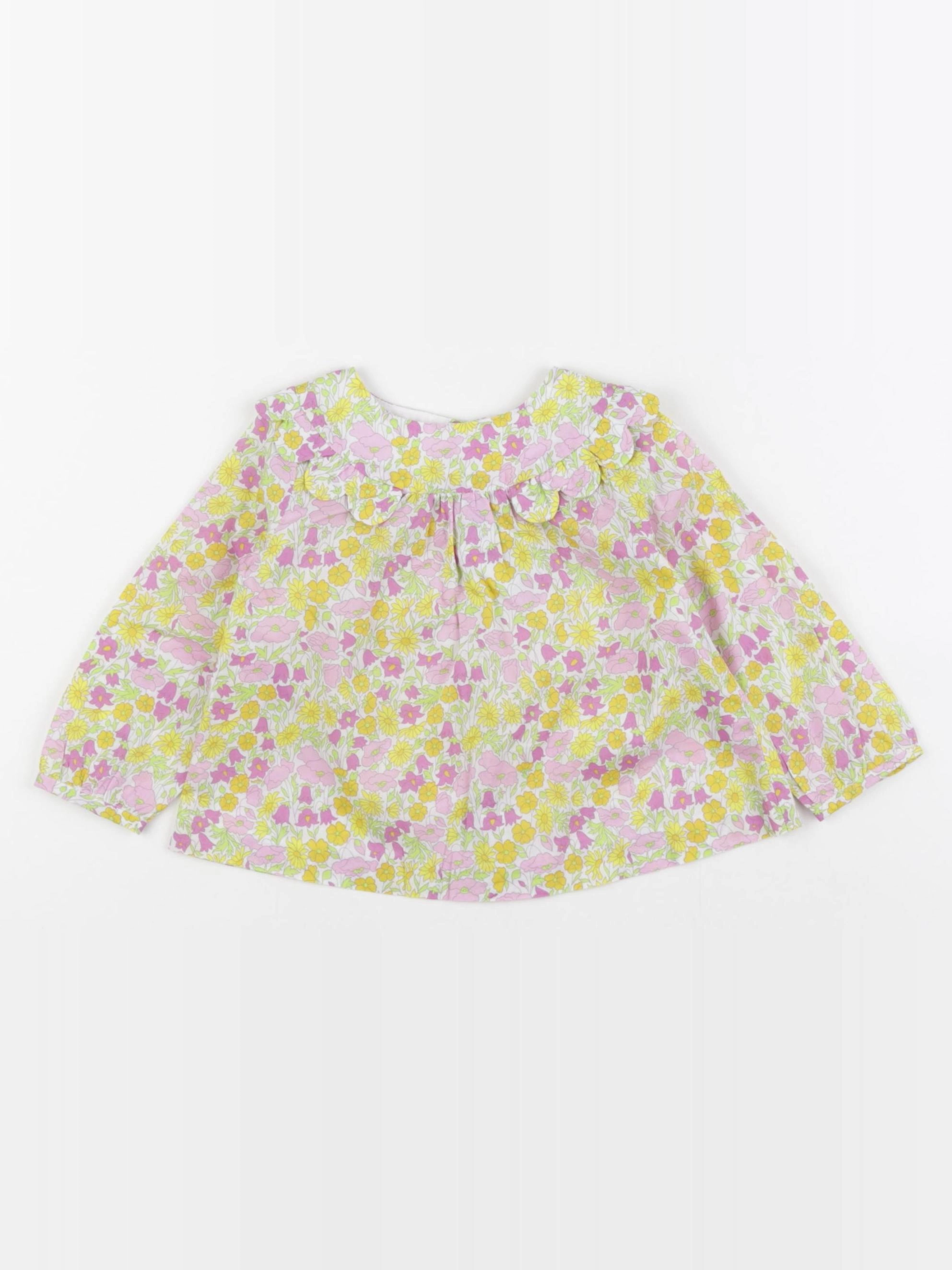 Jacadi - blouse liberty multicolore - 12 mois