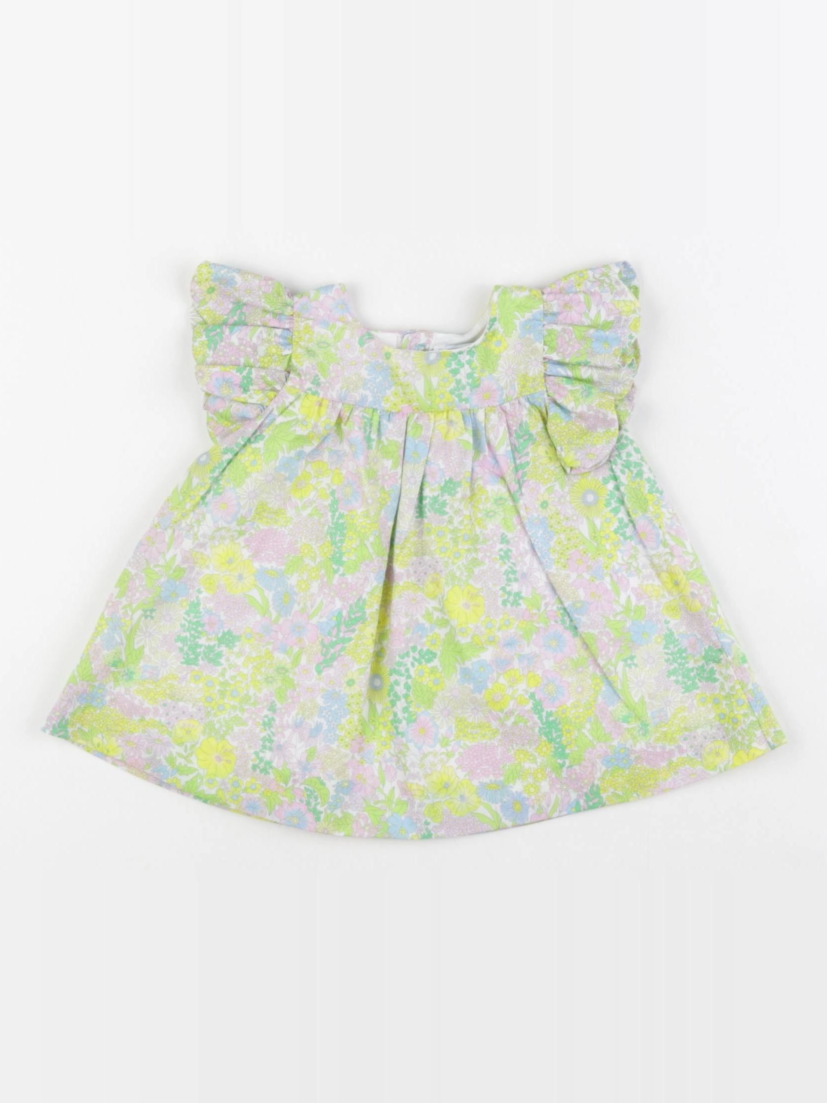 Jacadi - robe liberty multicolore - 1 mois