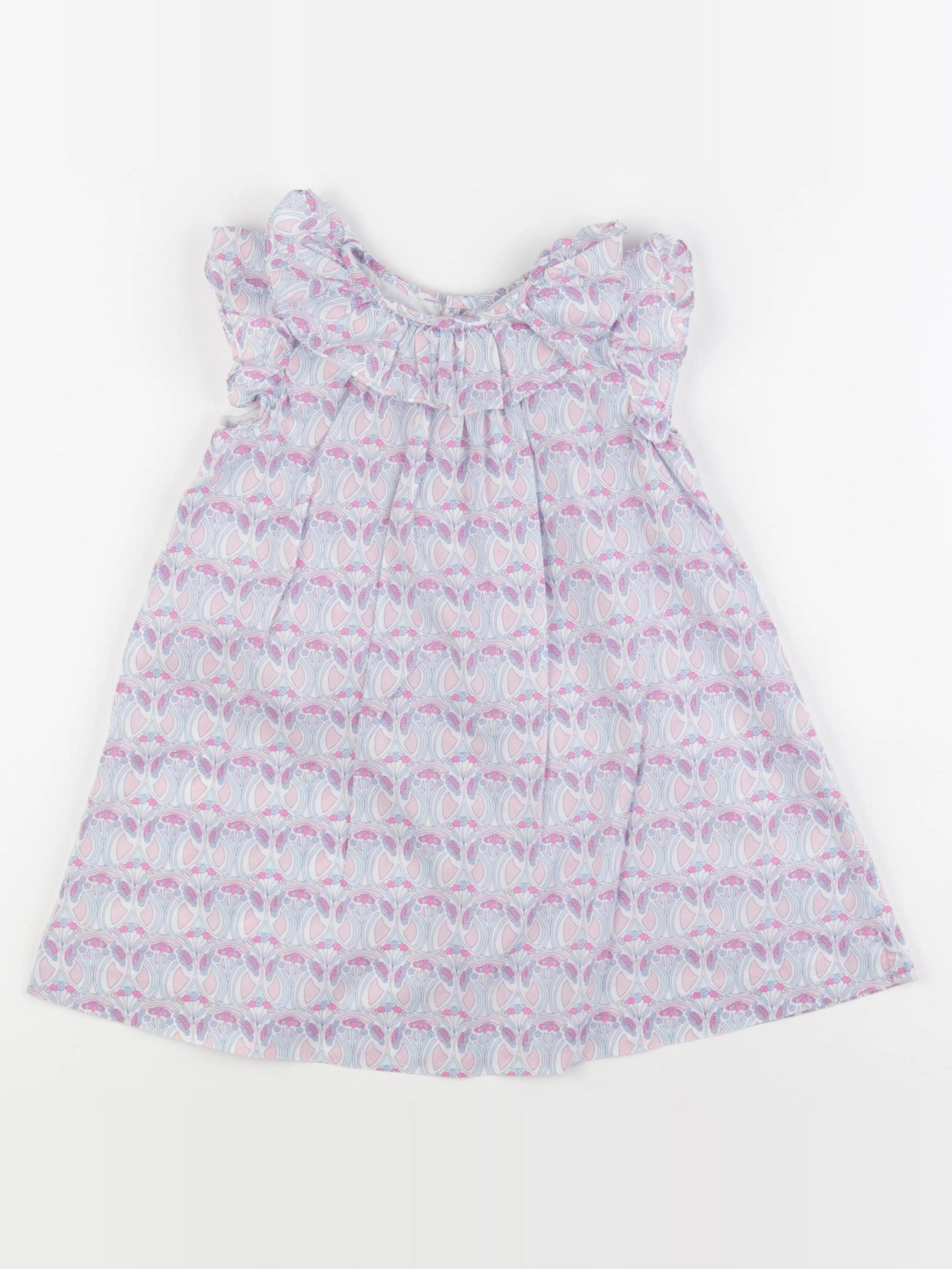 Jacadi - robe liberty multicolore - 36 mois