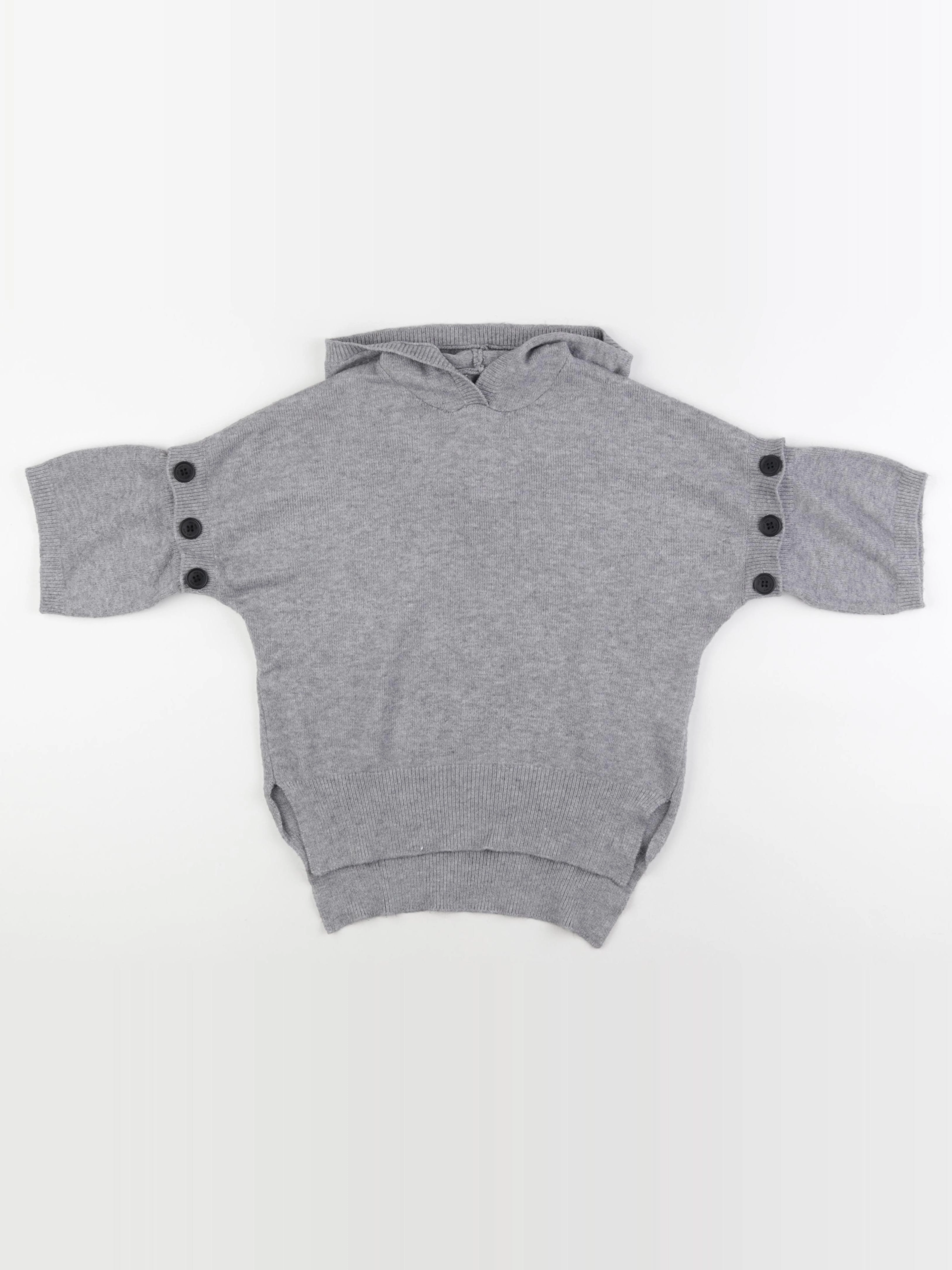 IKKS - pull gris - 10 ans