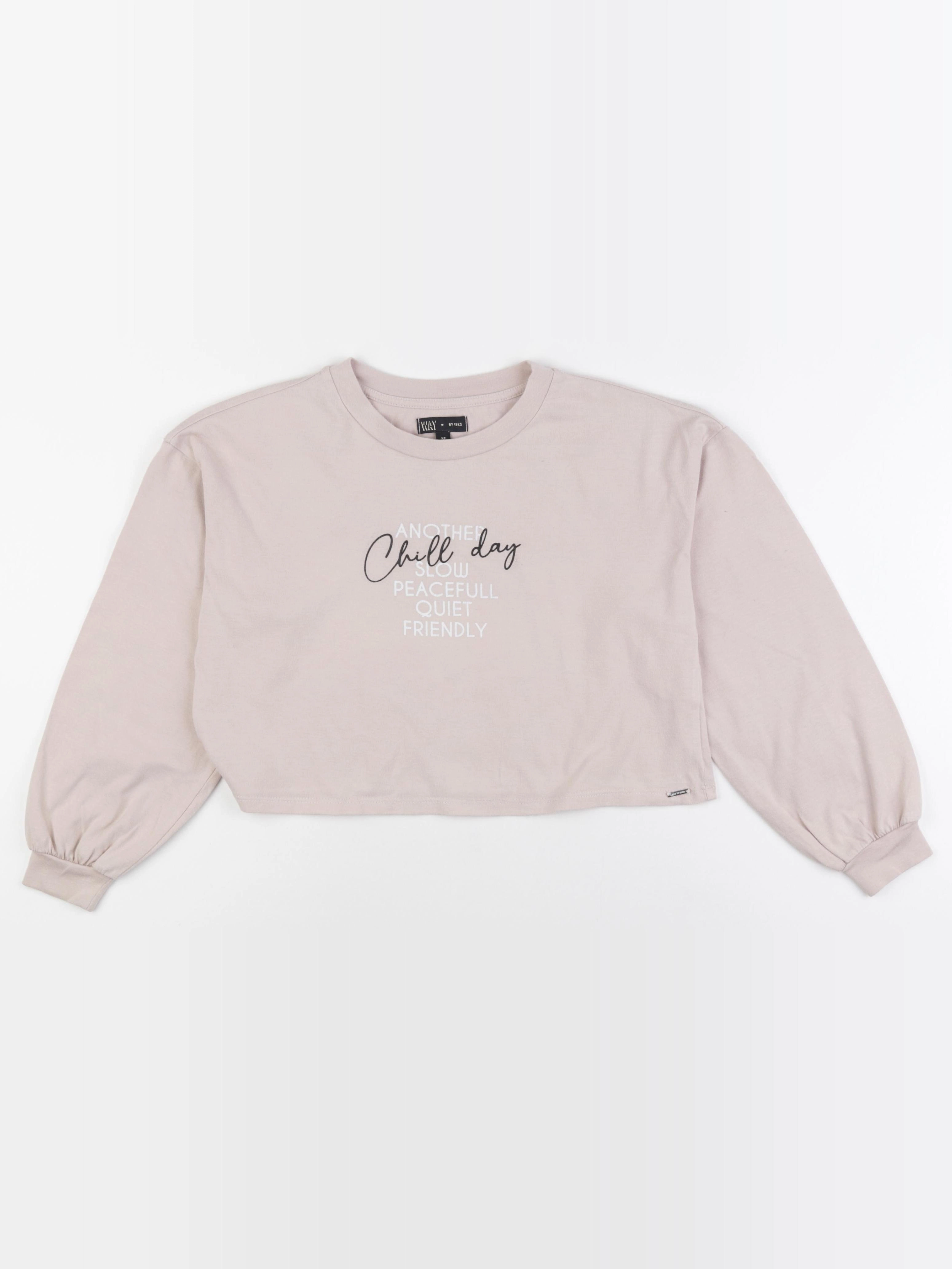 IKKS - tee-shirt beige - 12 ans
