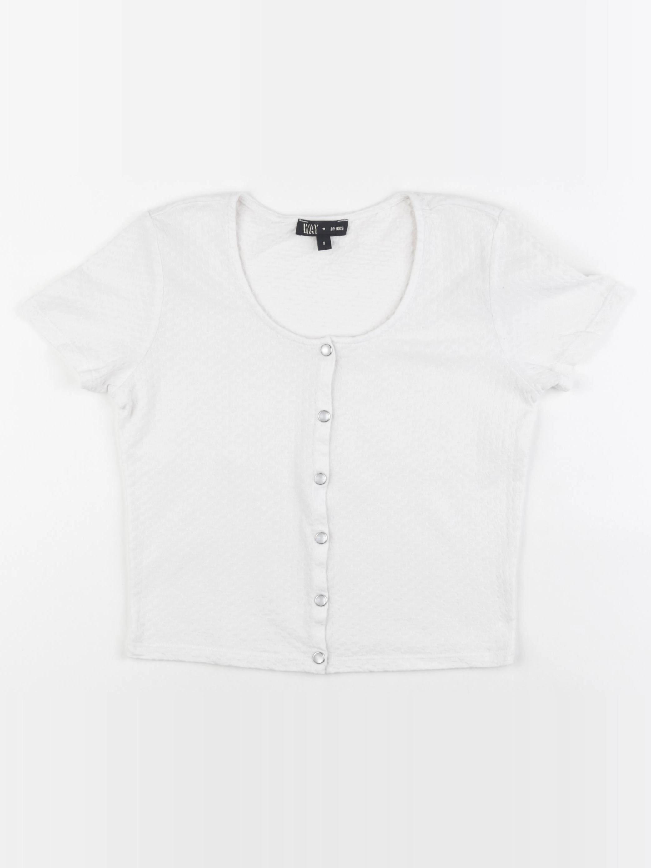 IKKS - tee-shirt blanc - 14 ans