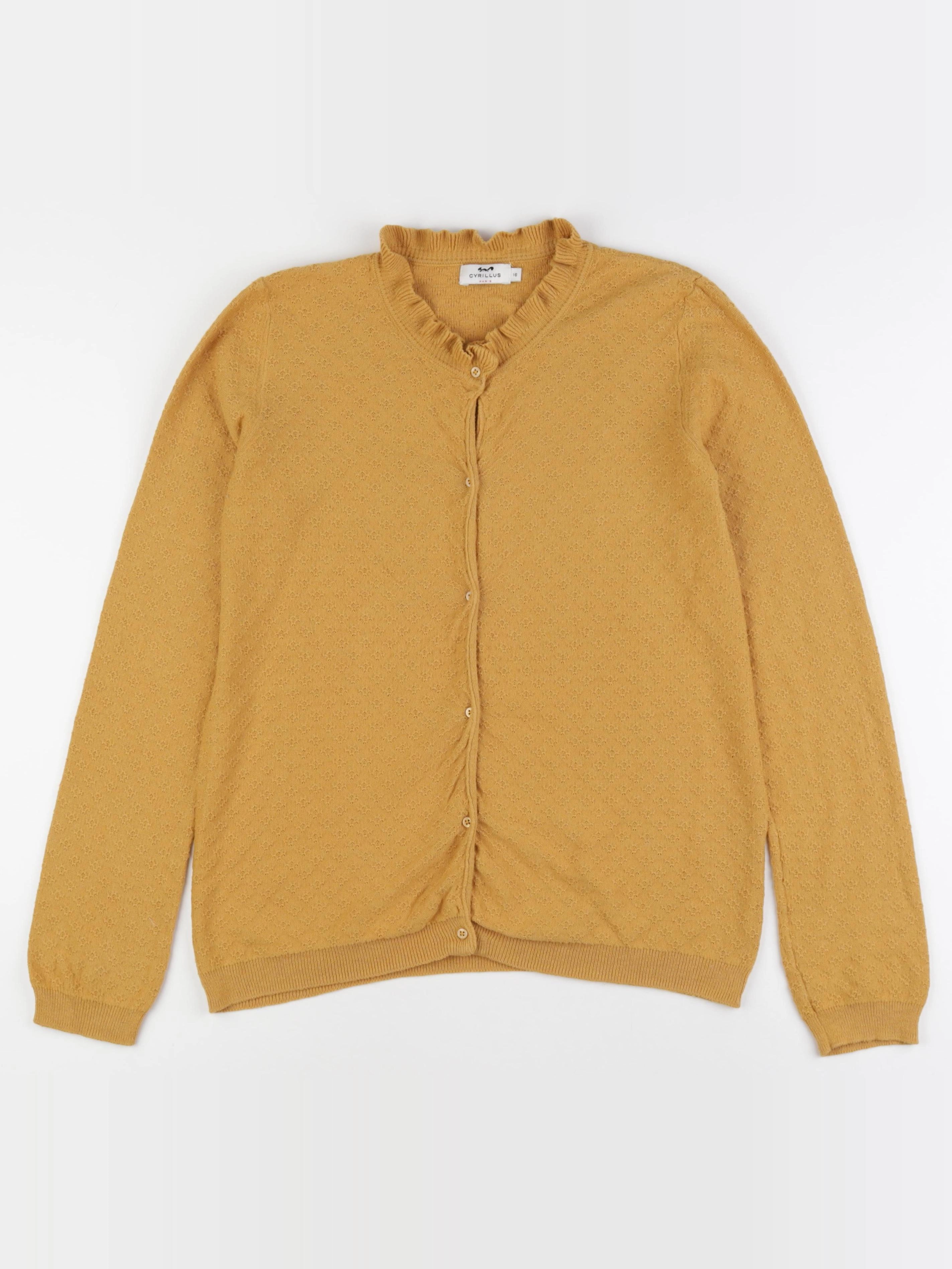 Cyrillus - gilet jaune - 16 ans