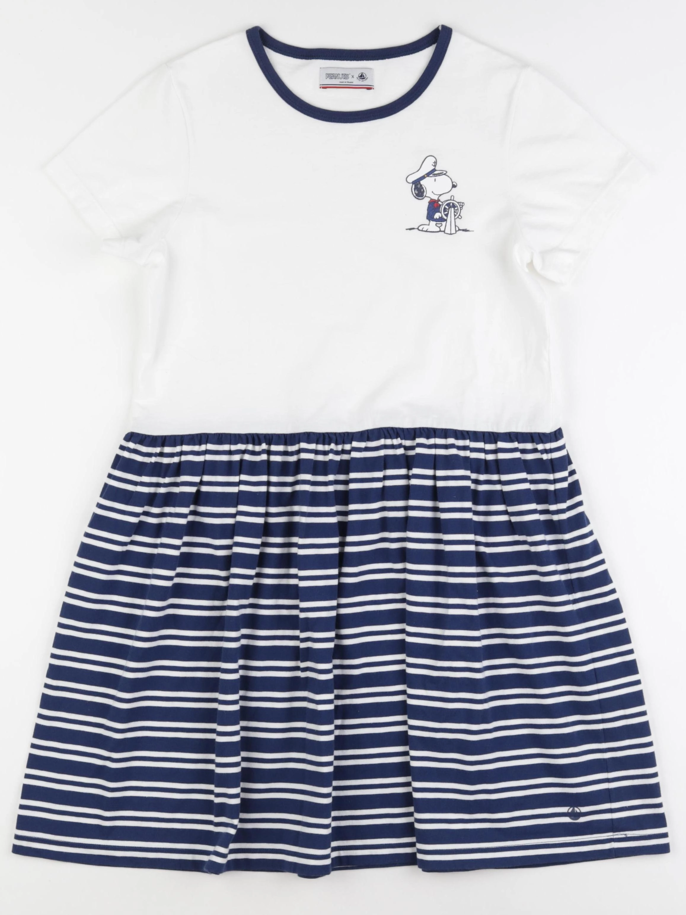 Petit Bateau - robe bleu - 12 ans