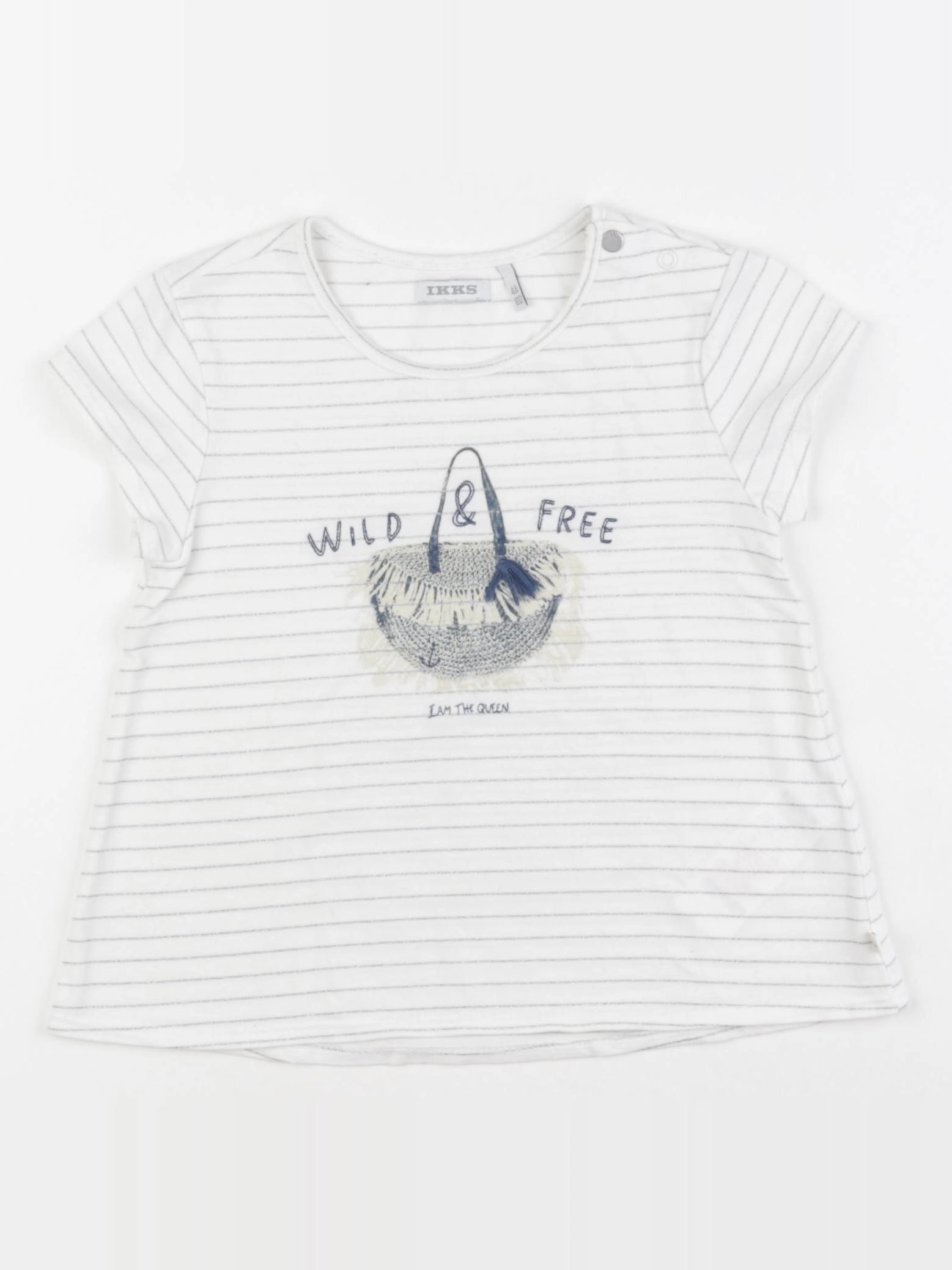 IKKS - tee-shirt gris - 4 ans