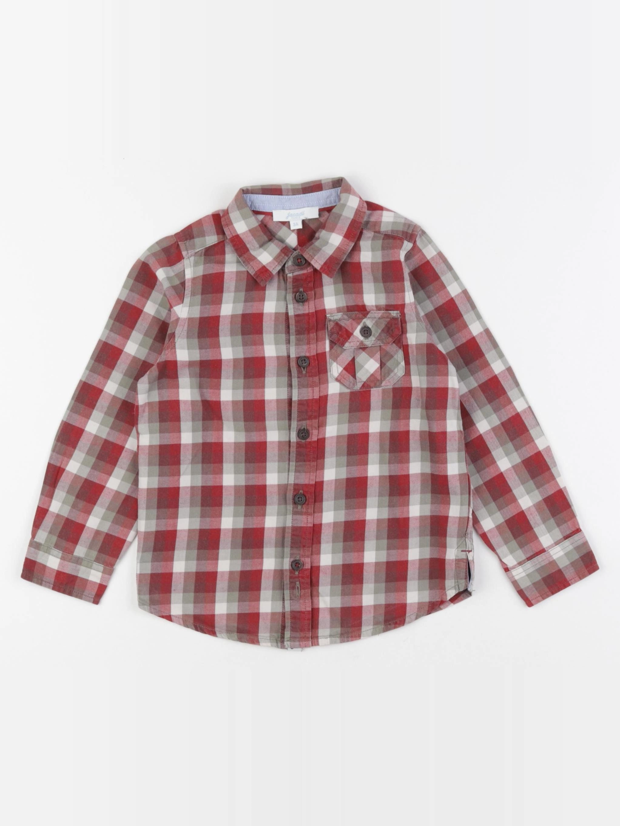 Jacadi - chemise rouge - 3 ans