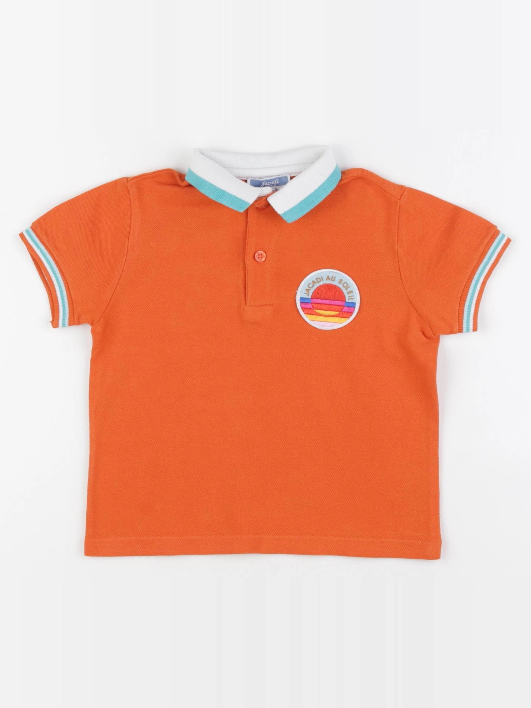 Jacadi - polo orange - 4 ans