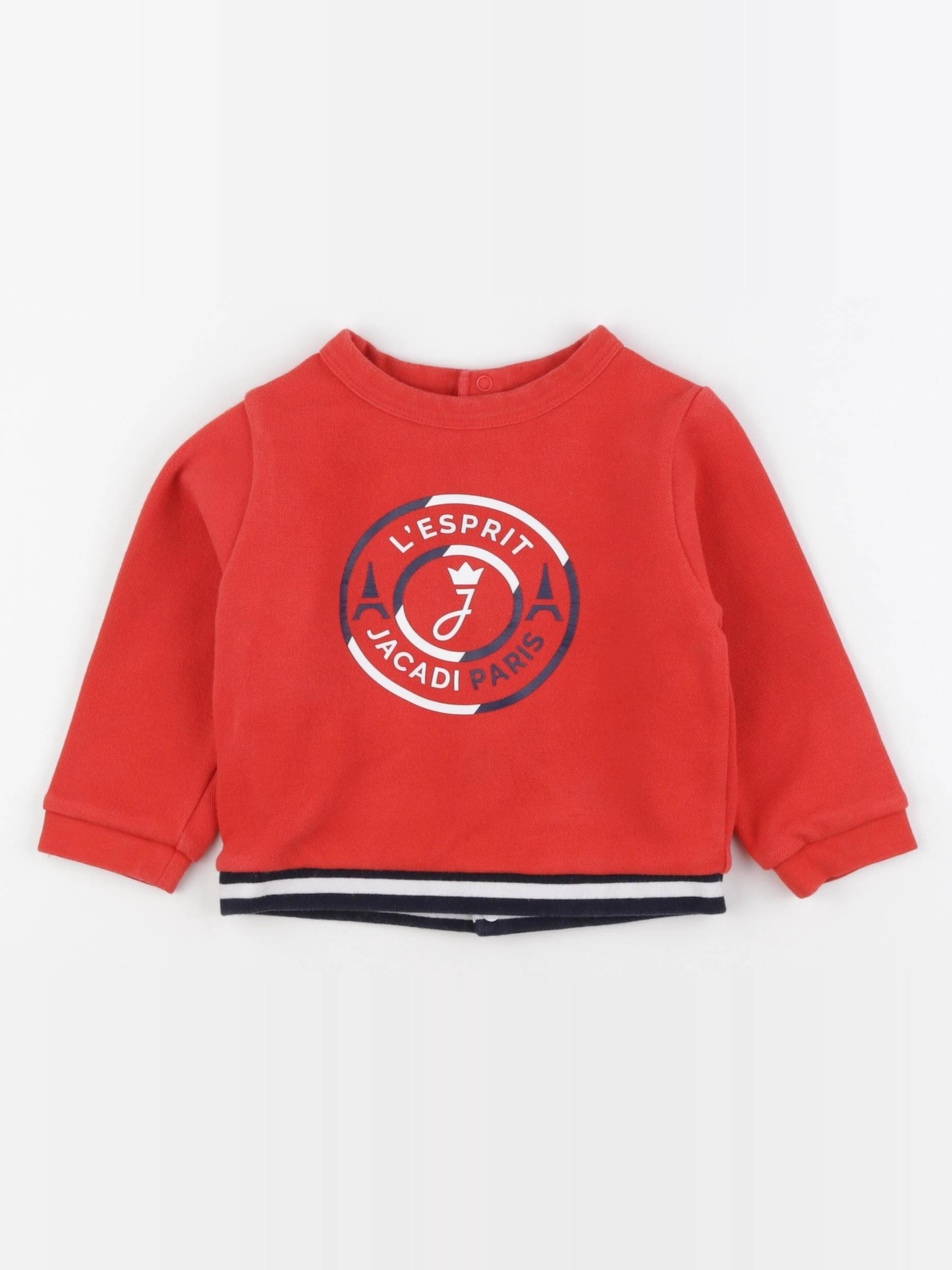 Jacadi - sweat rouge - 24 mois