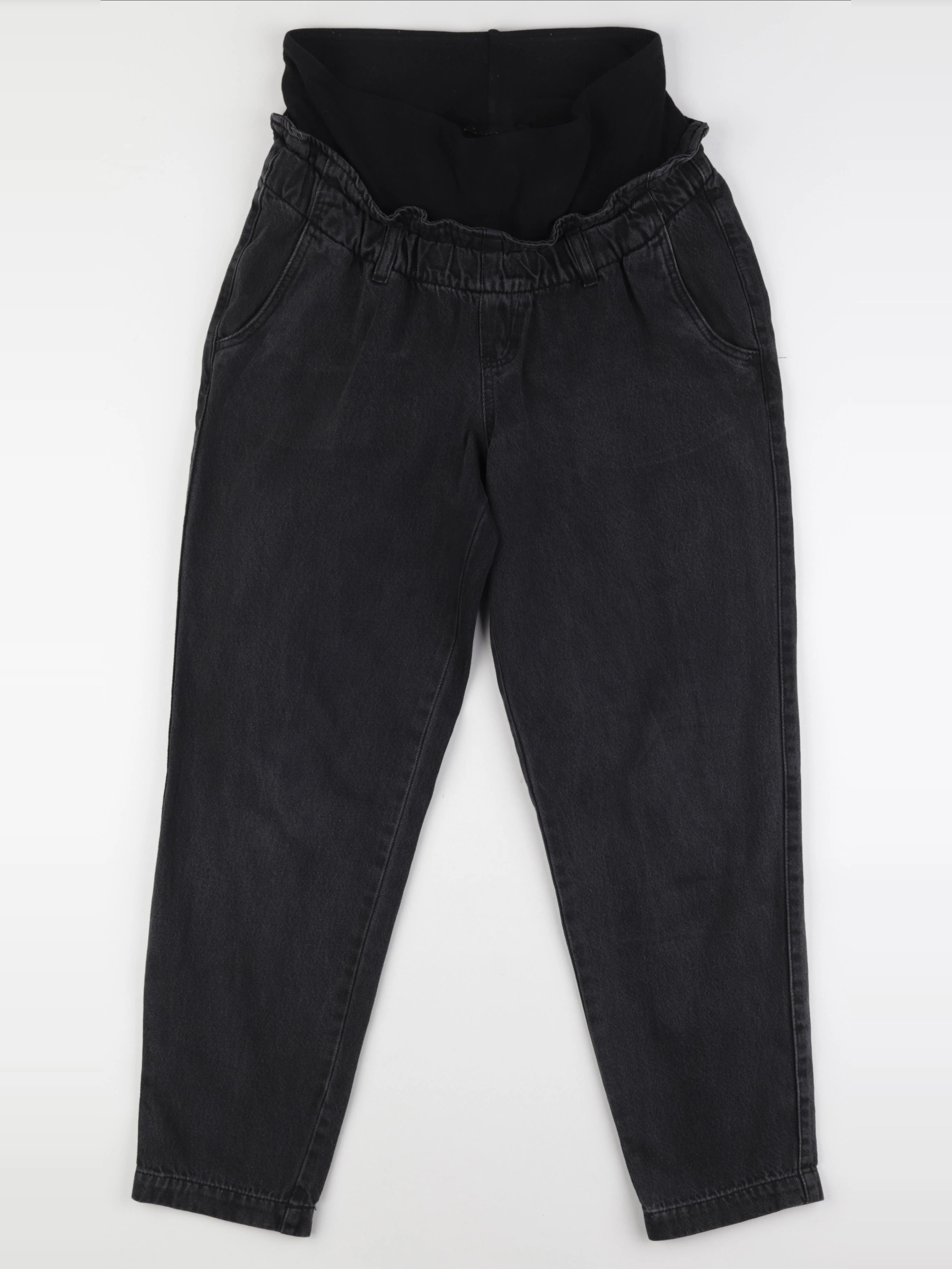 H&M - jean grossesse noir - 38