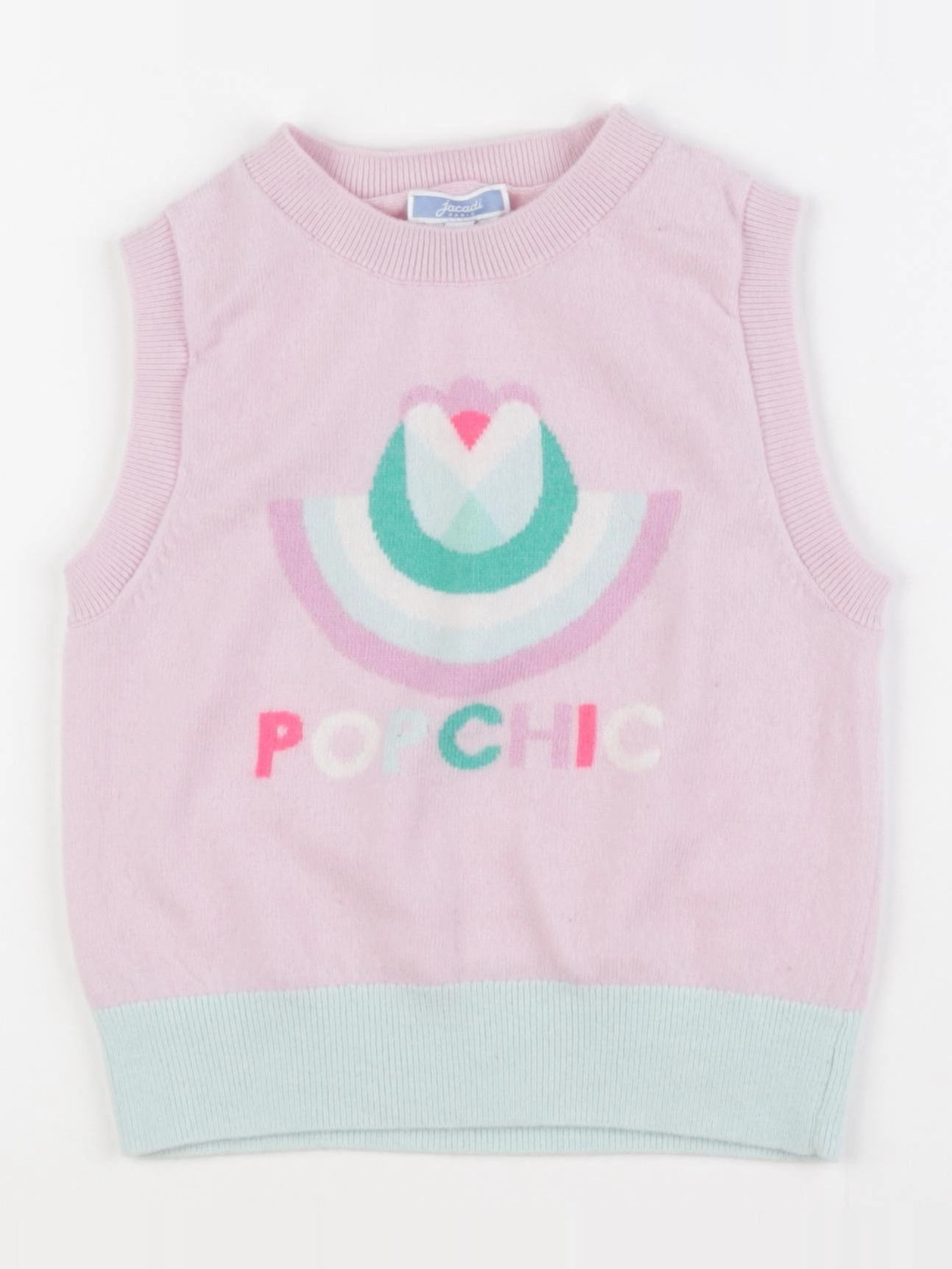 Jacadi - pull rose - 8 ans