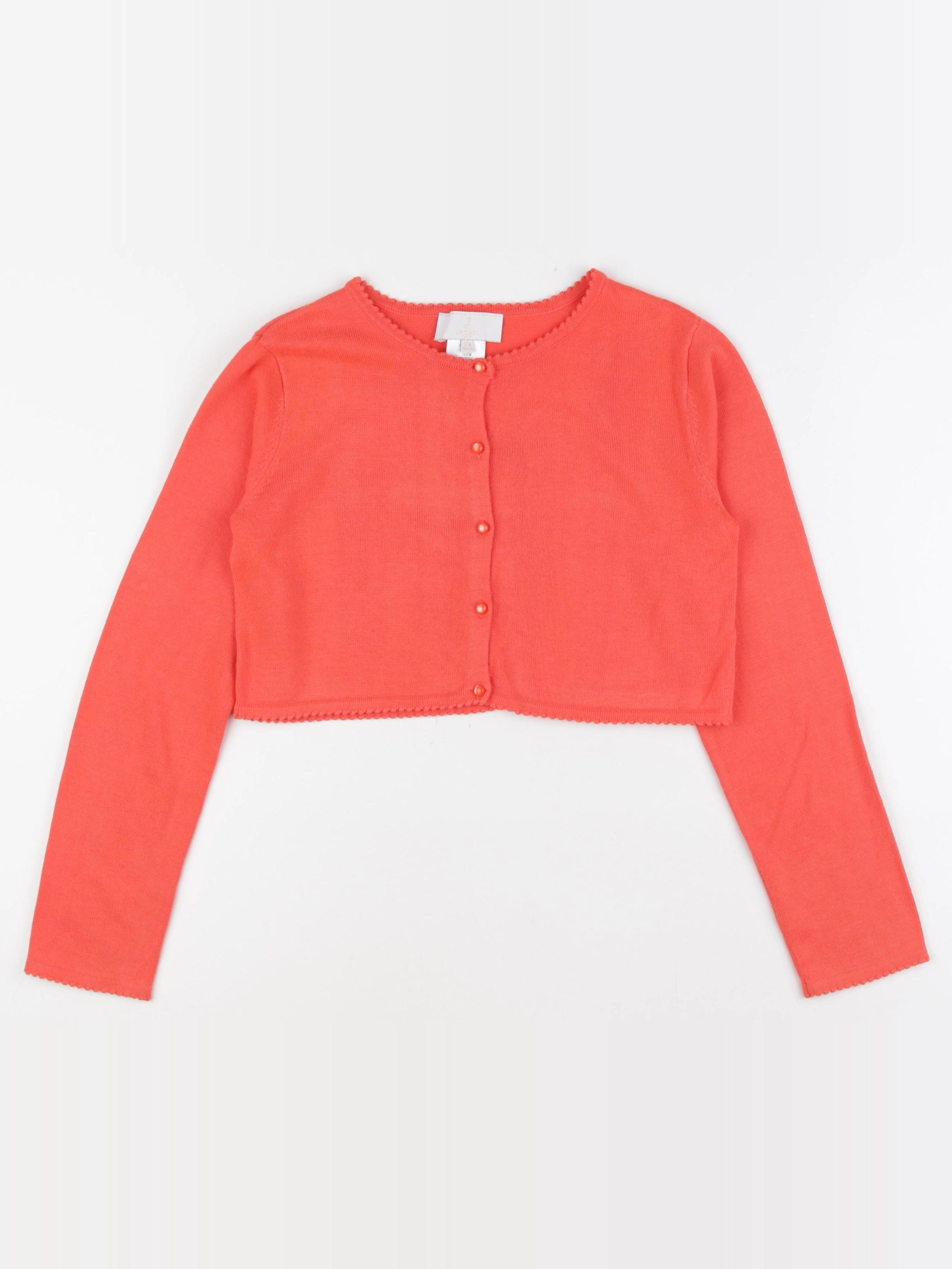 Jacadi - gilet orange - 12 ans