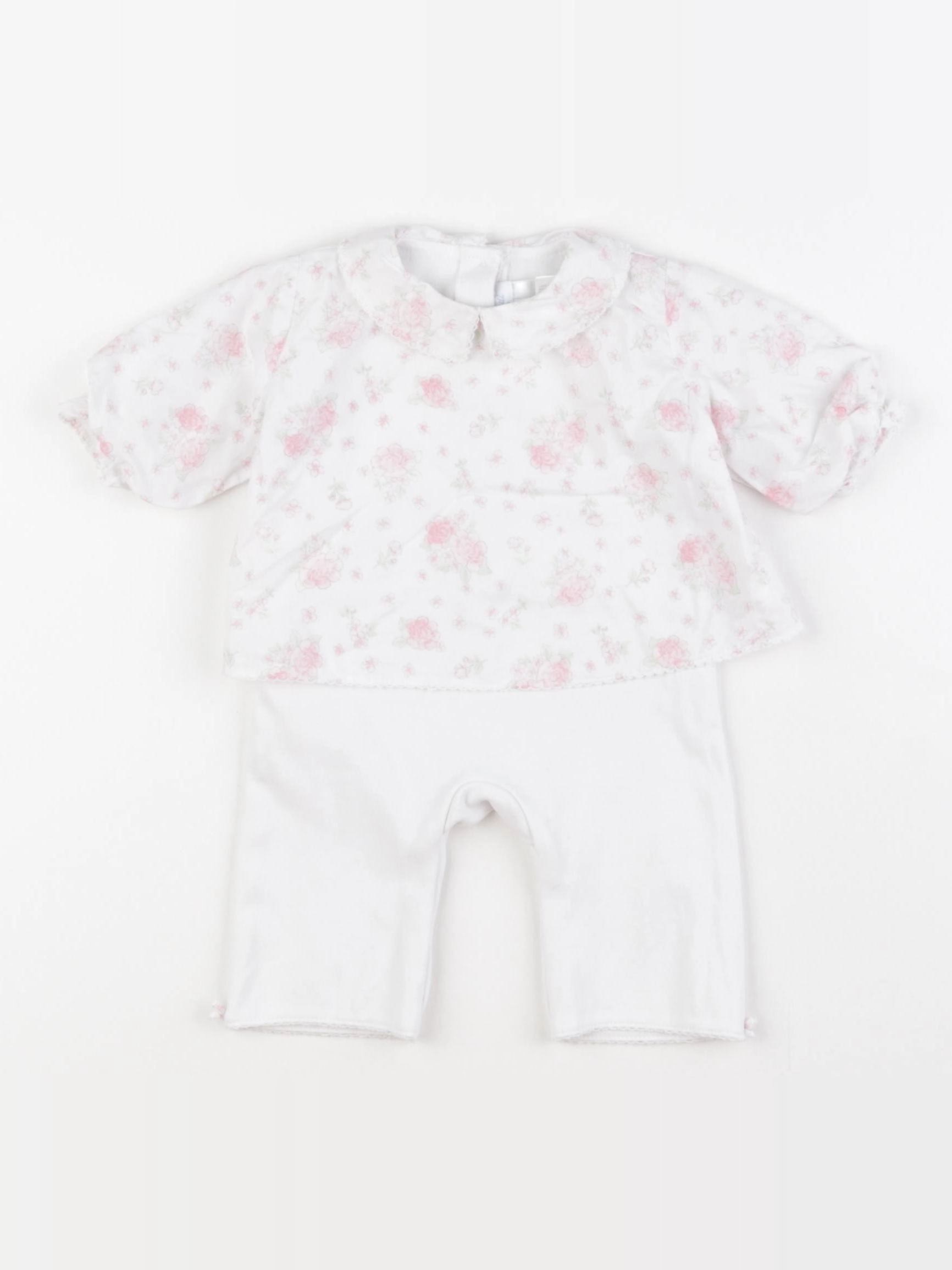 Jacadi - combinaison blanc - 1 mois