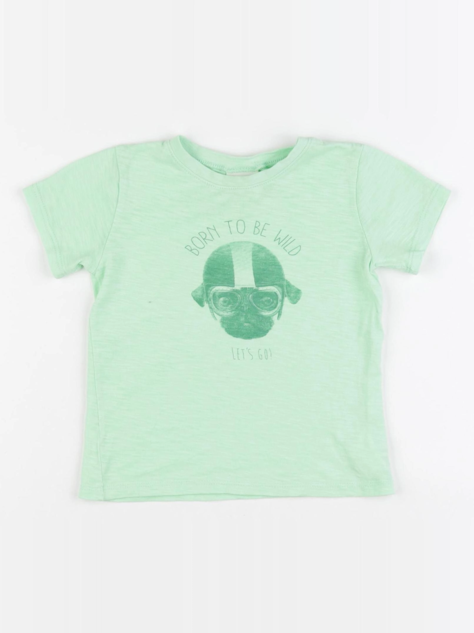 Zara - tee-shirt vert - 18/24 mois