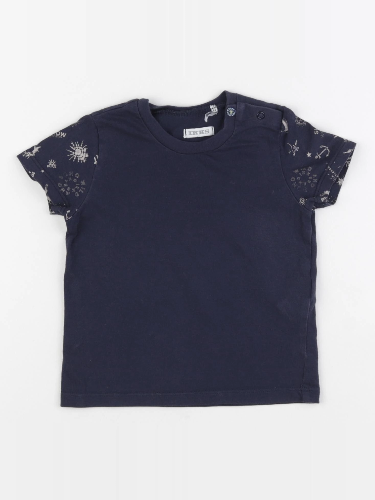 IKKS - tee-shirt bleu - 12 mois