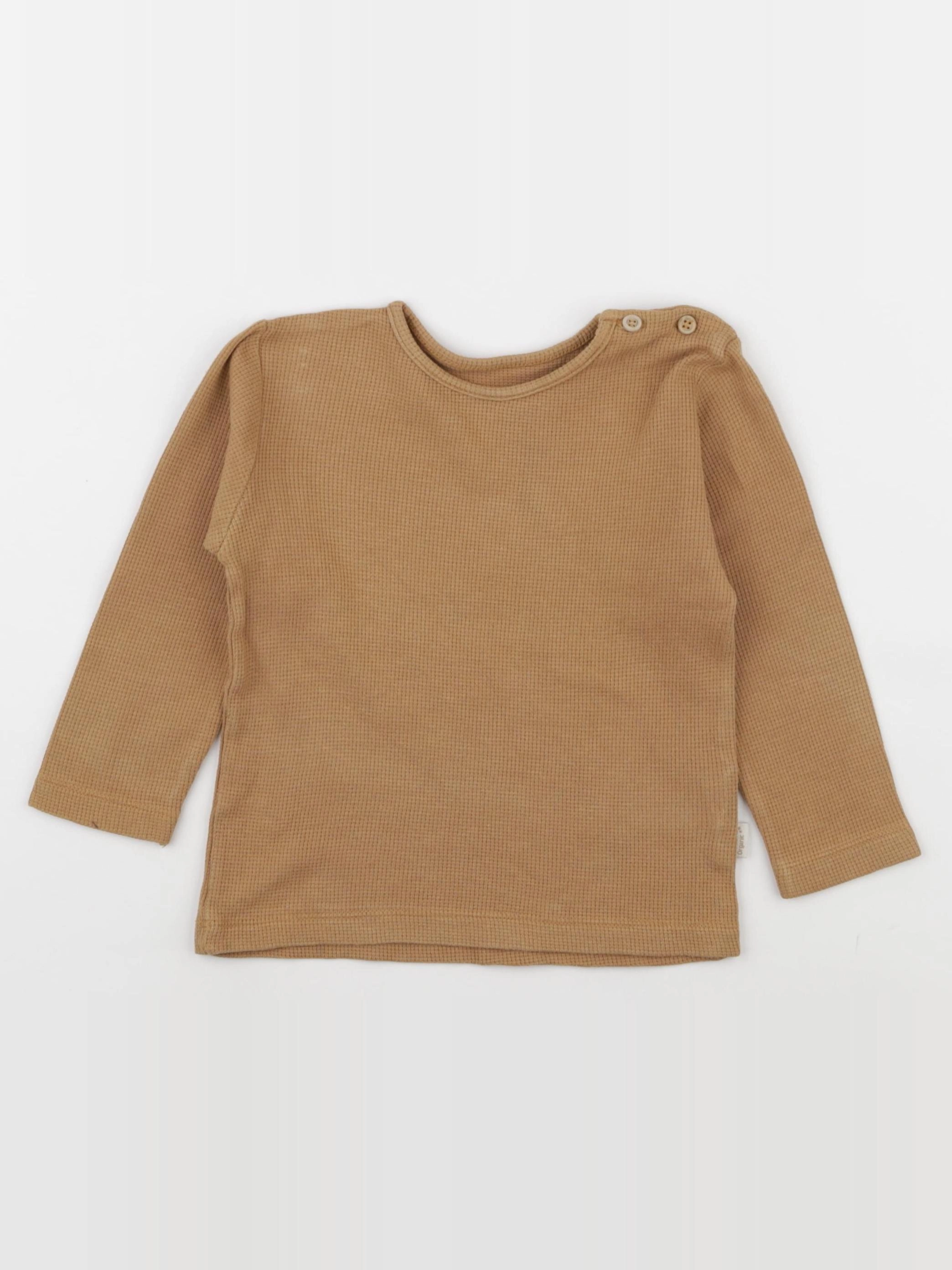 Poudre Organic - tee-shirt marron - 3 ans