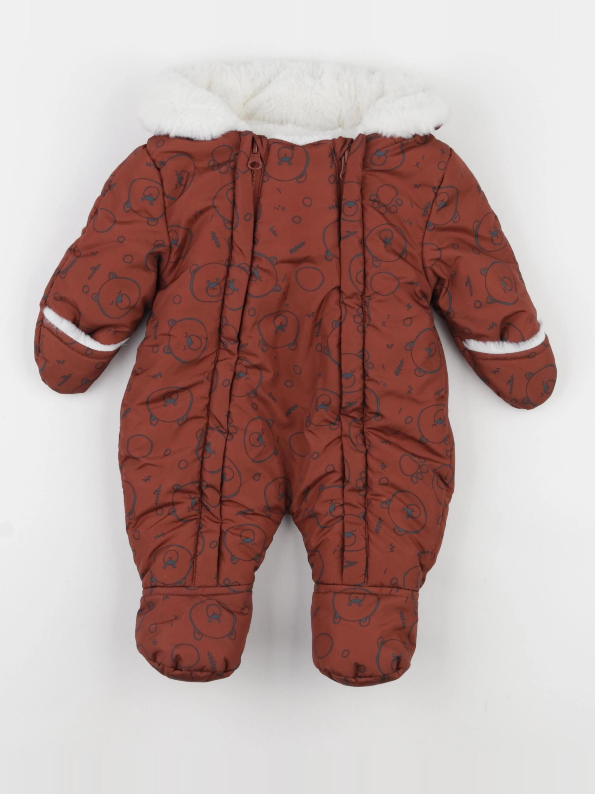 Vertbaudet - combi-pilote marron - 1 mois