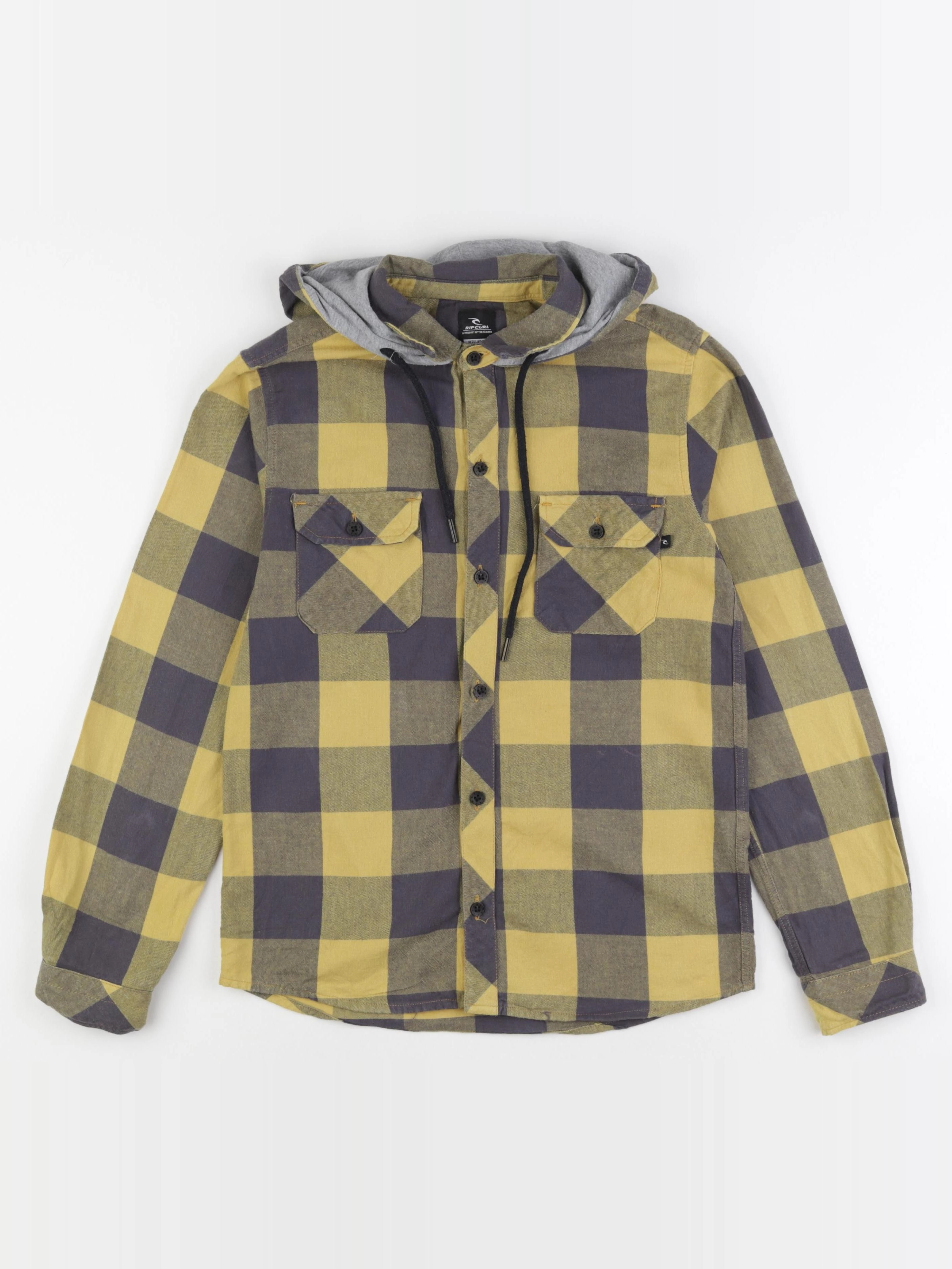 Rip curl - chemise jaune, gris - 14 ans