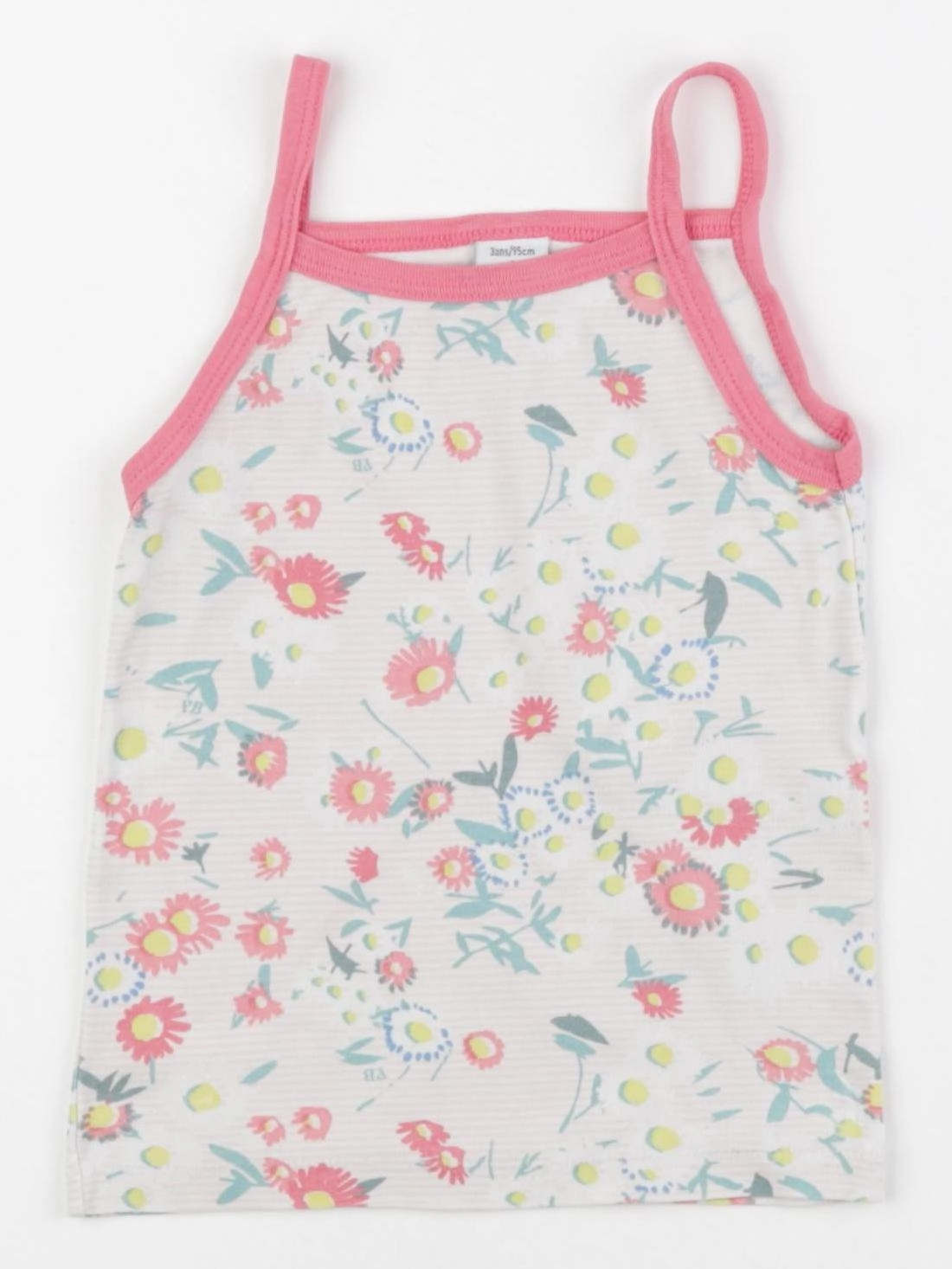 Petit Bateau - maillot de corps multicolore - 3 ans