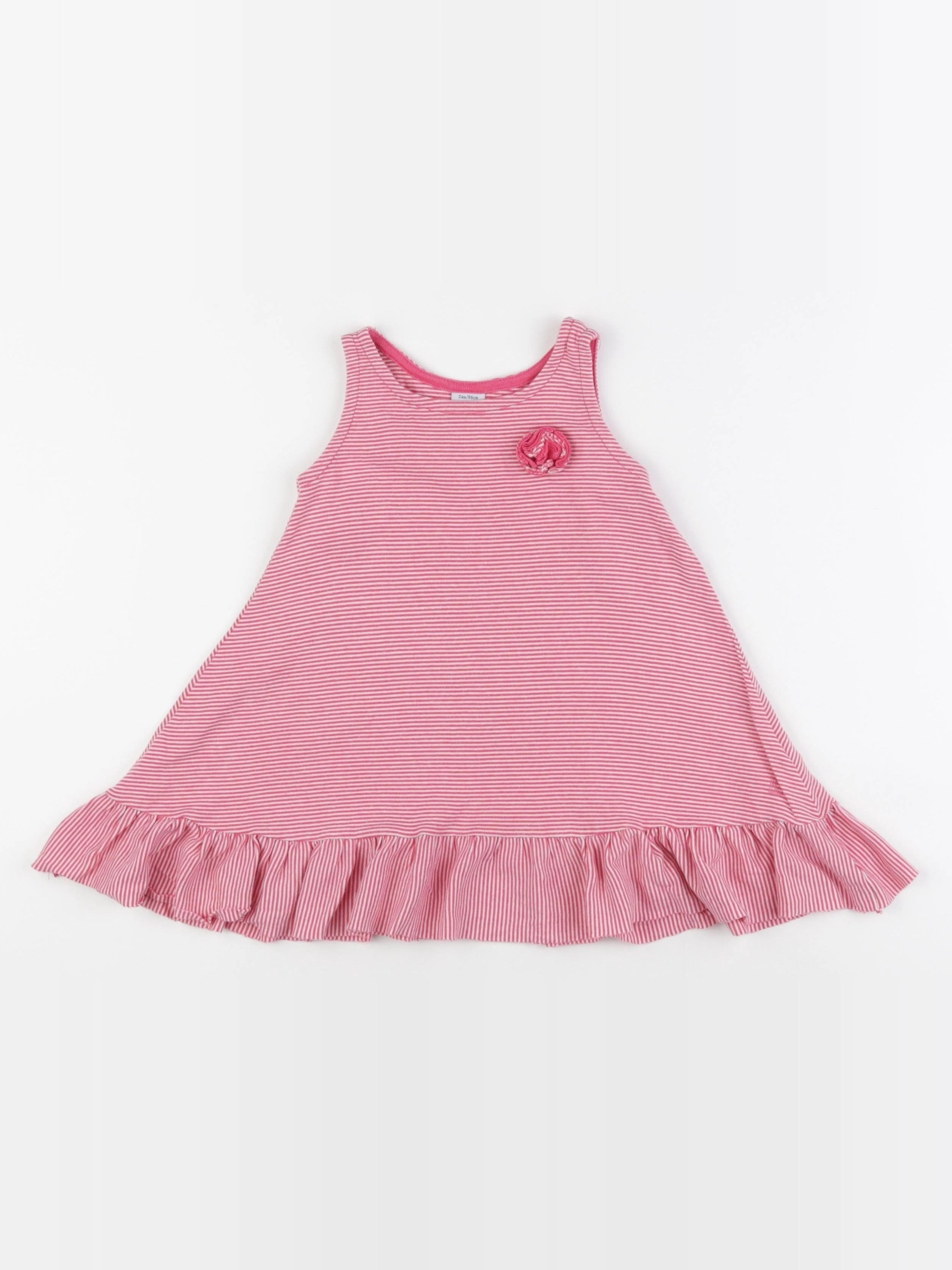 Petit Bateau - robe rose - 2 ans