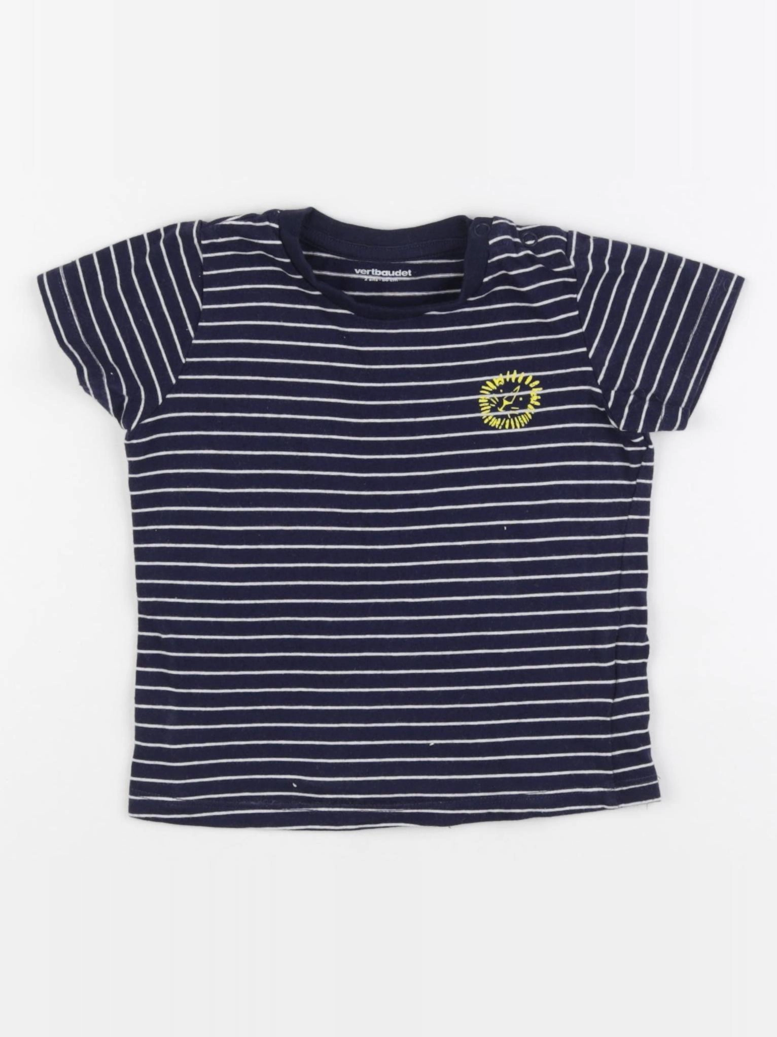 Vertbaudet - tee-shirt bleu - 2 ans