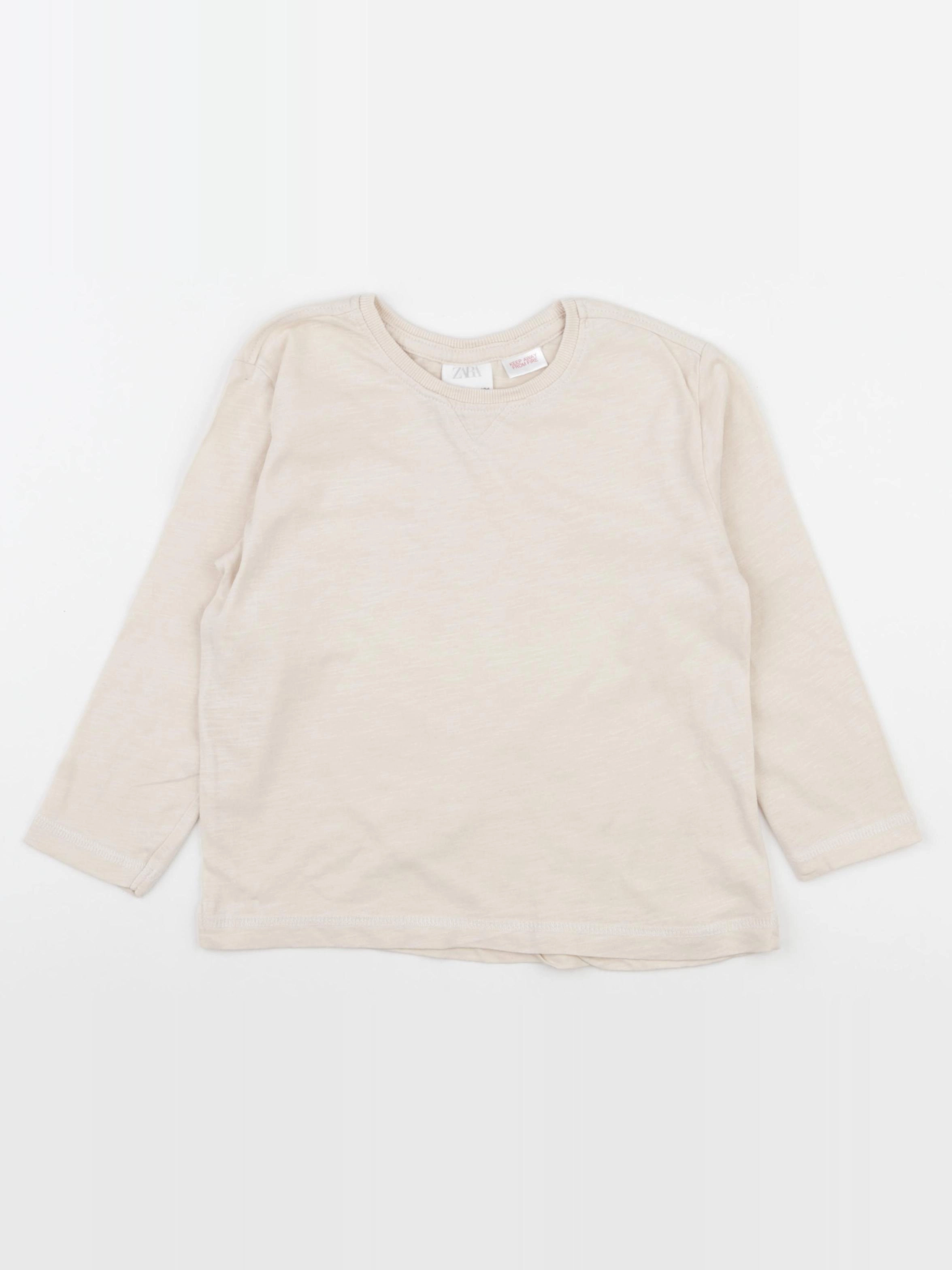 Zara - tee-shirt beige - 3/4 ans