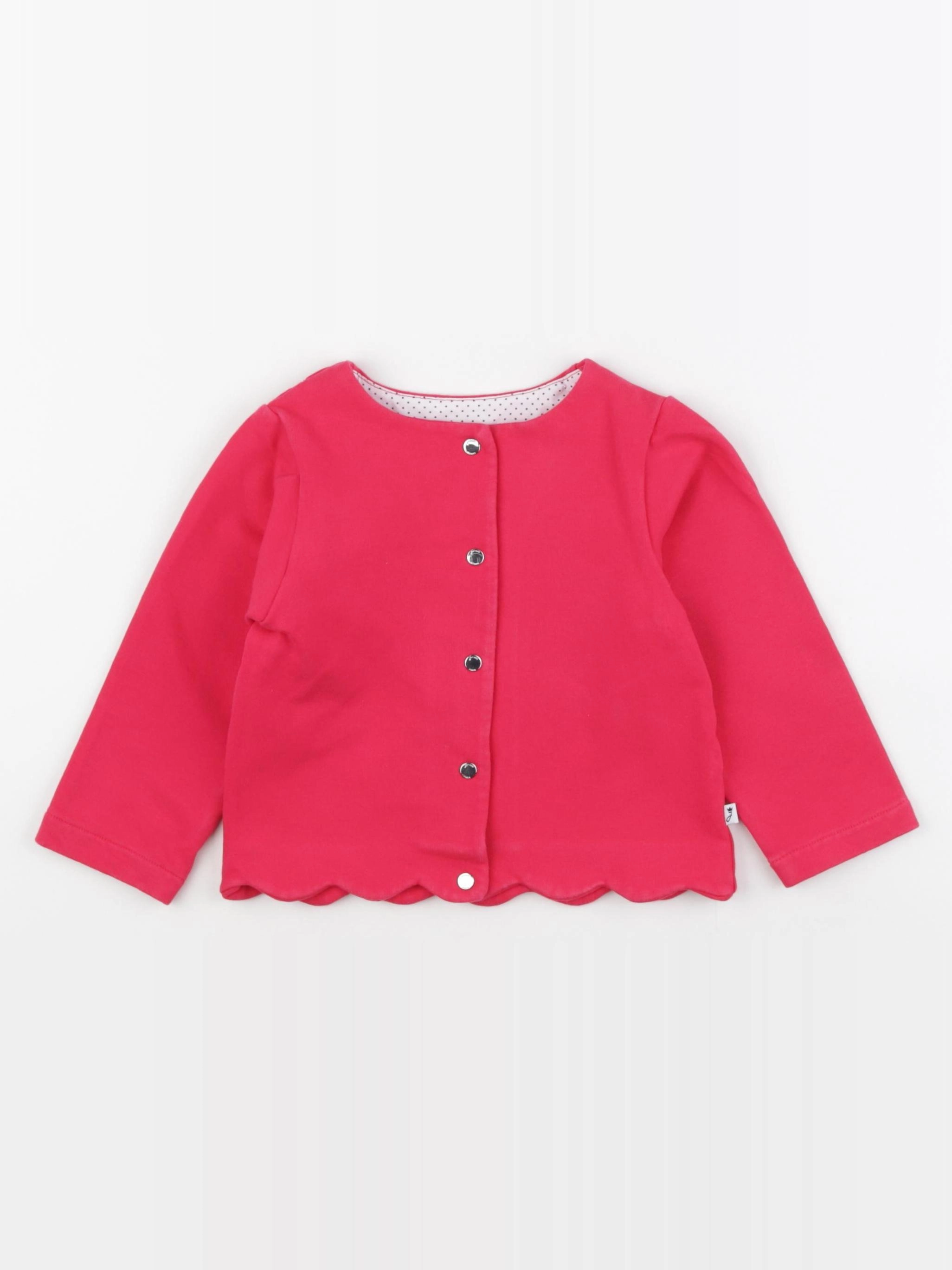 Jacadi - sweat rose - 24 mois