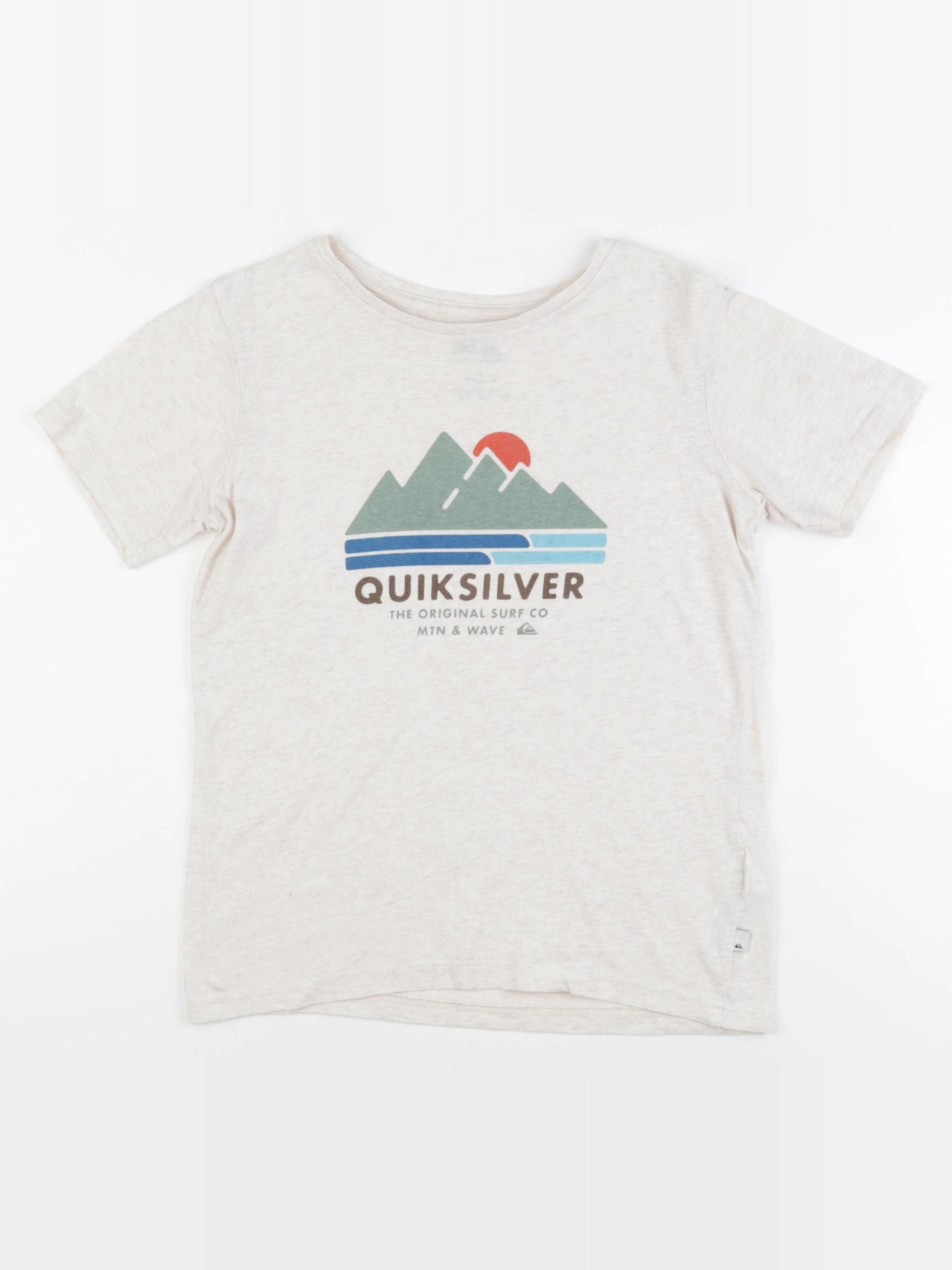 Quiksilver - tee-shirt beige - 8 ans