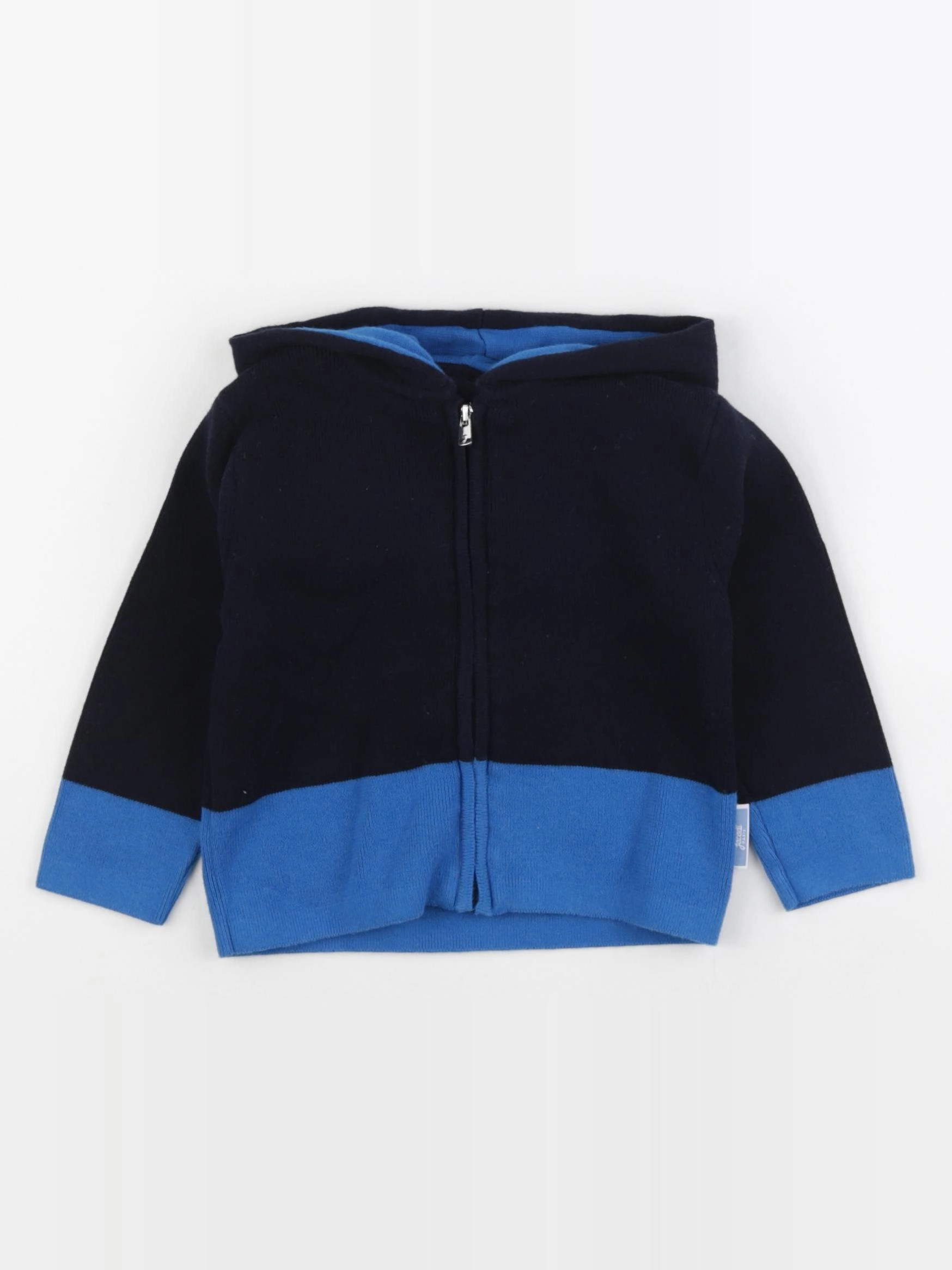Jacadi - gilet bleu - 18 mois