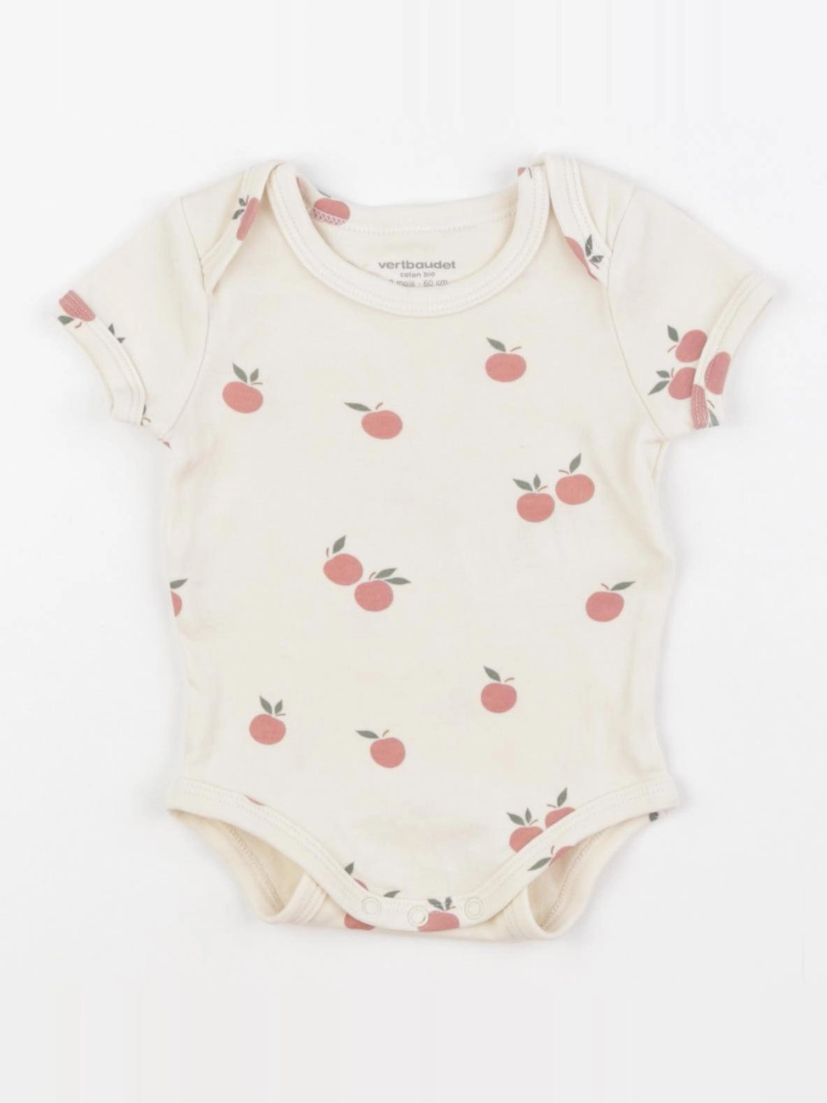 Vertbaudet - body beige - 3 mois