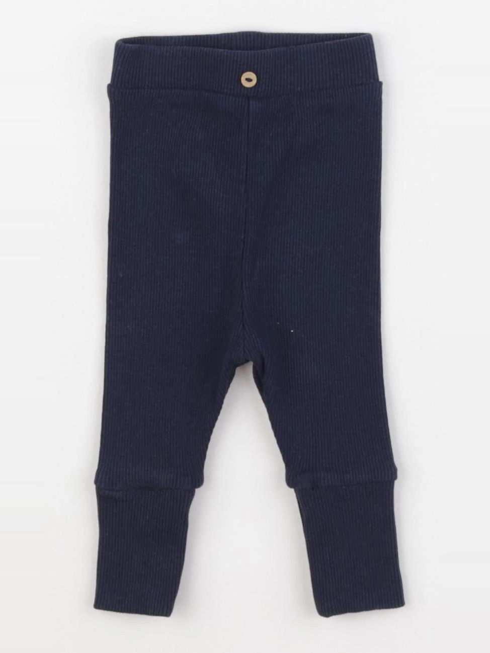 Vertbaudet - legging court bleu - 1 mois
