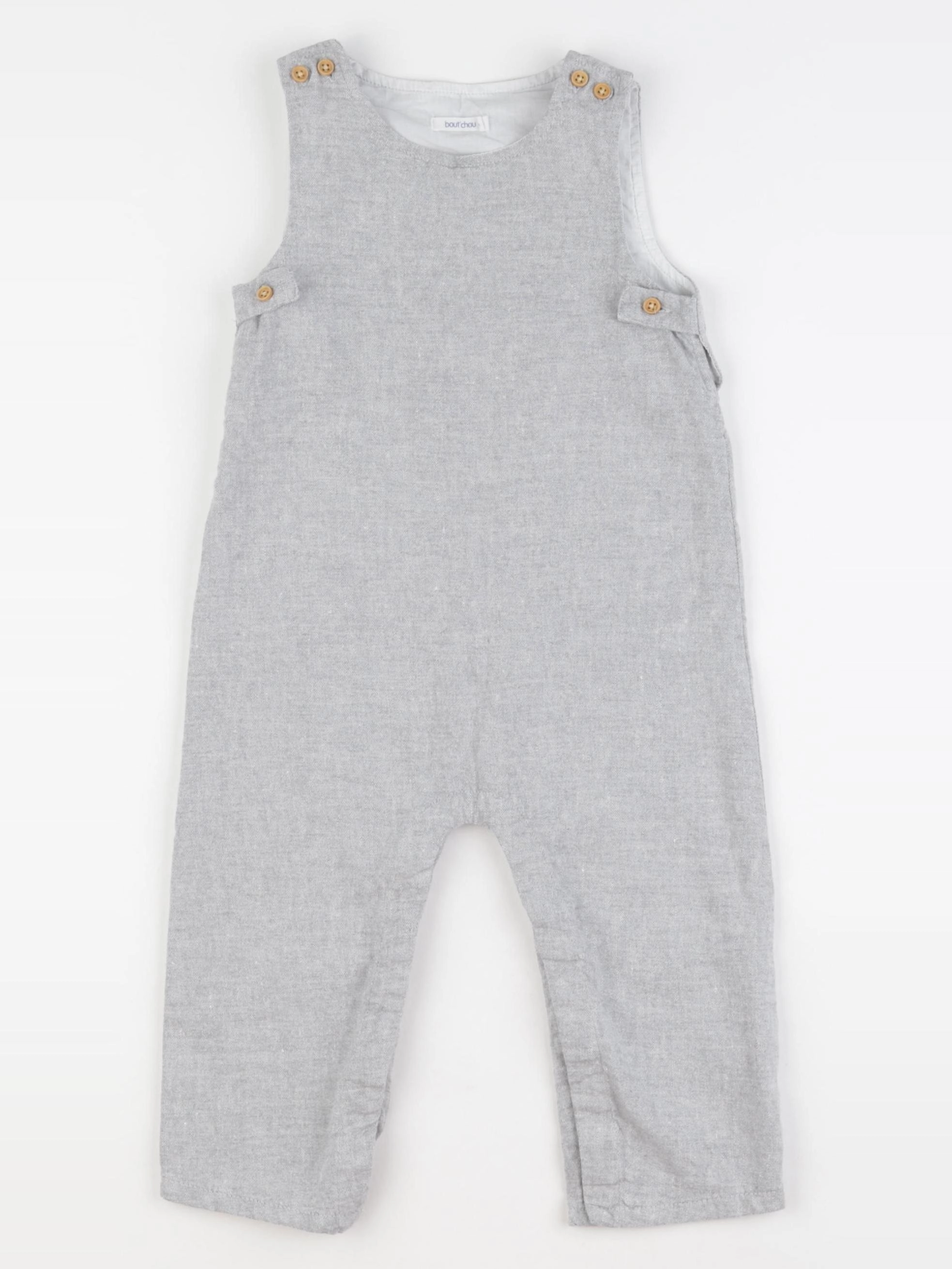 Boutchou - combinaison gris - 18 mois