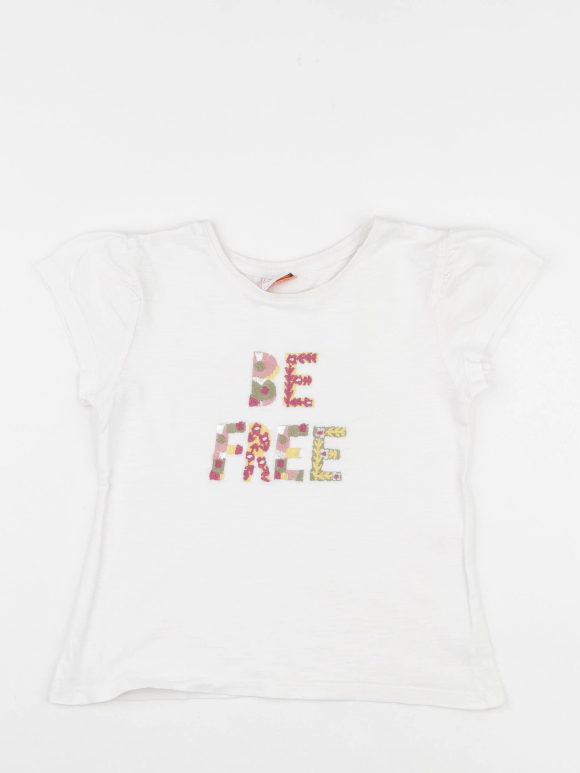 Tape à l'oeil - tee-shirt blanc - 4 ans