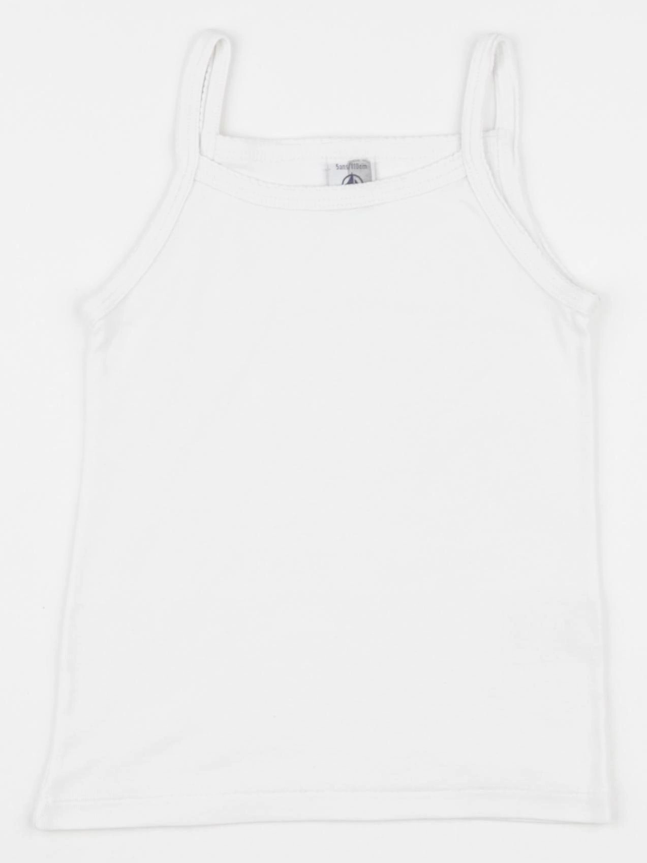 Petit Bateau - maillot de corps blanc - 5 ans