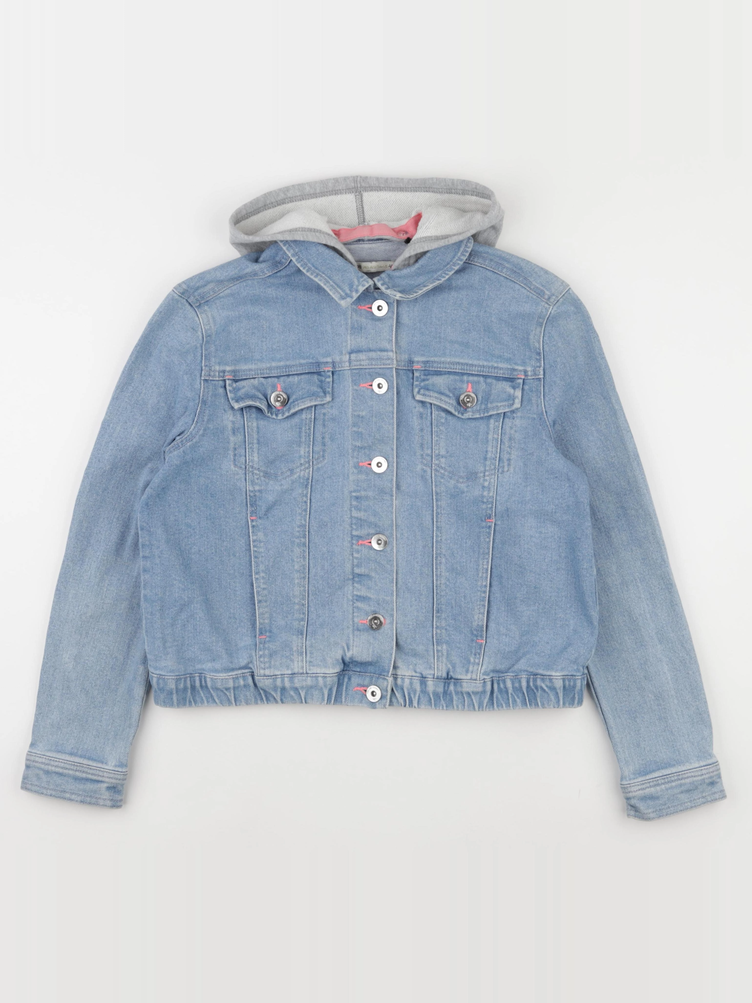 IKKS - veste capuche amovible gris - 14 ans