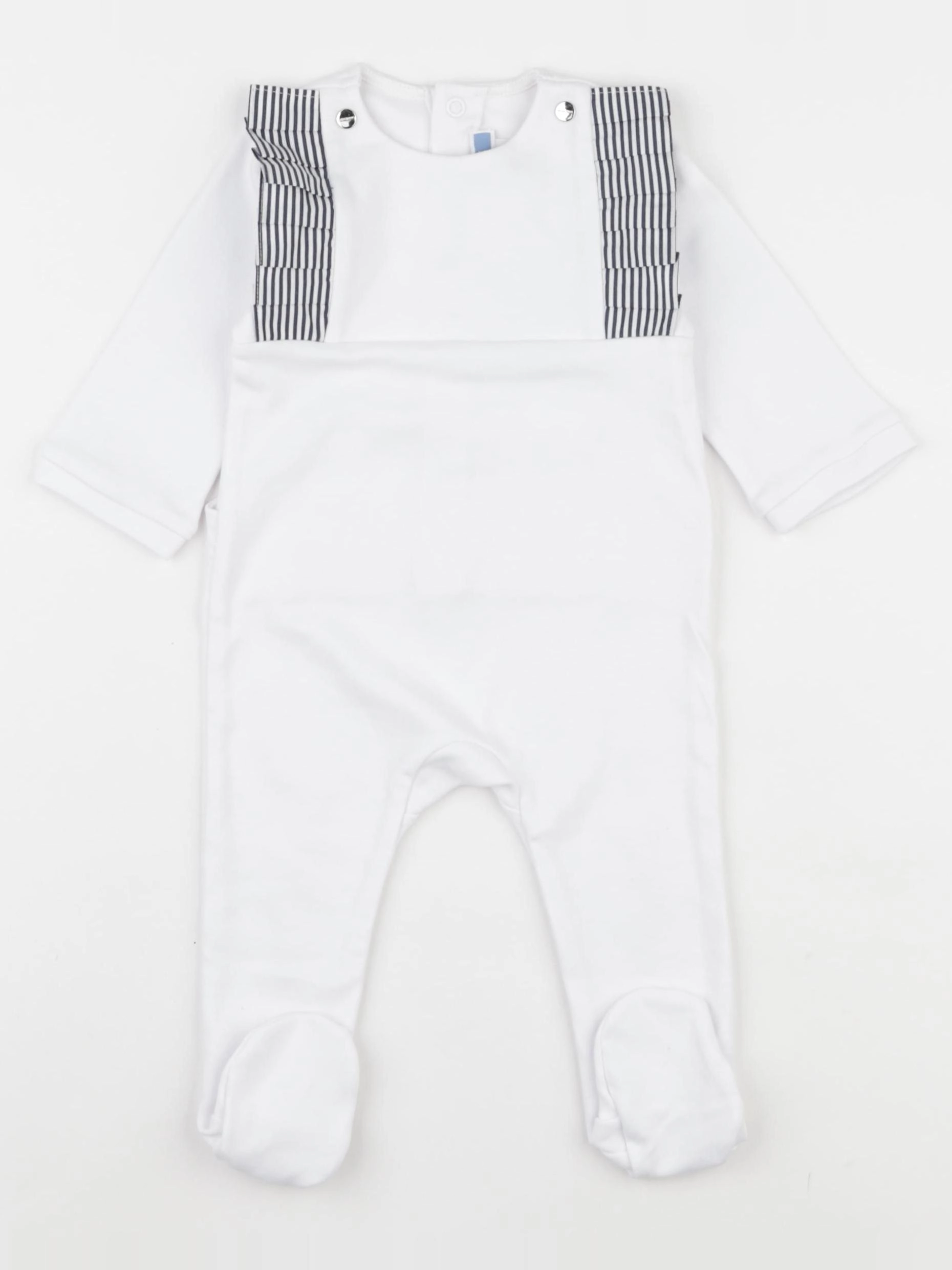 Jacadi - pyjama coton blanc - 6 mois