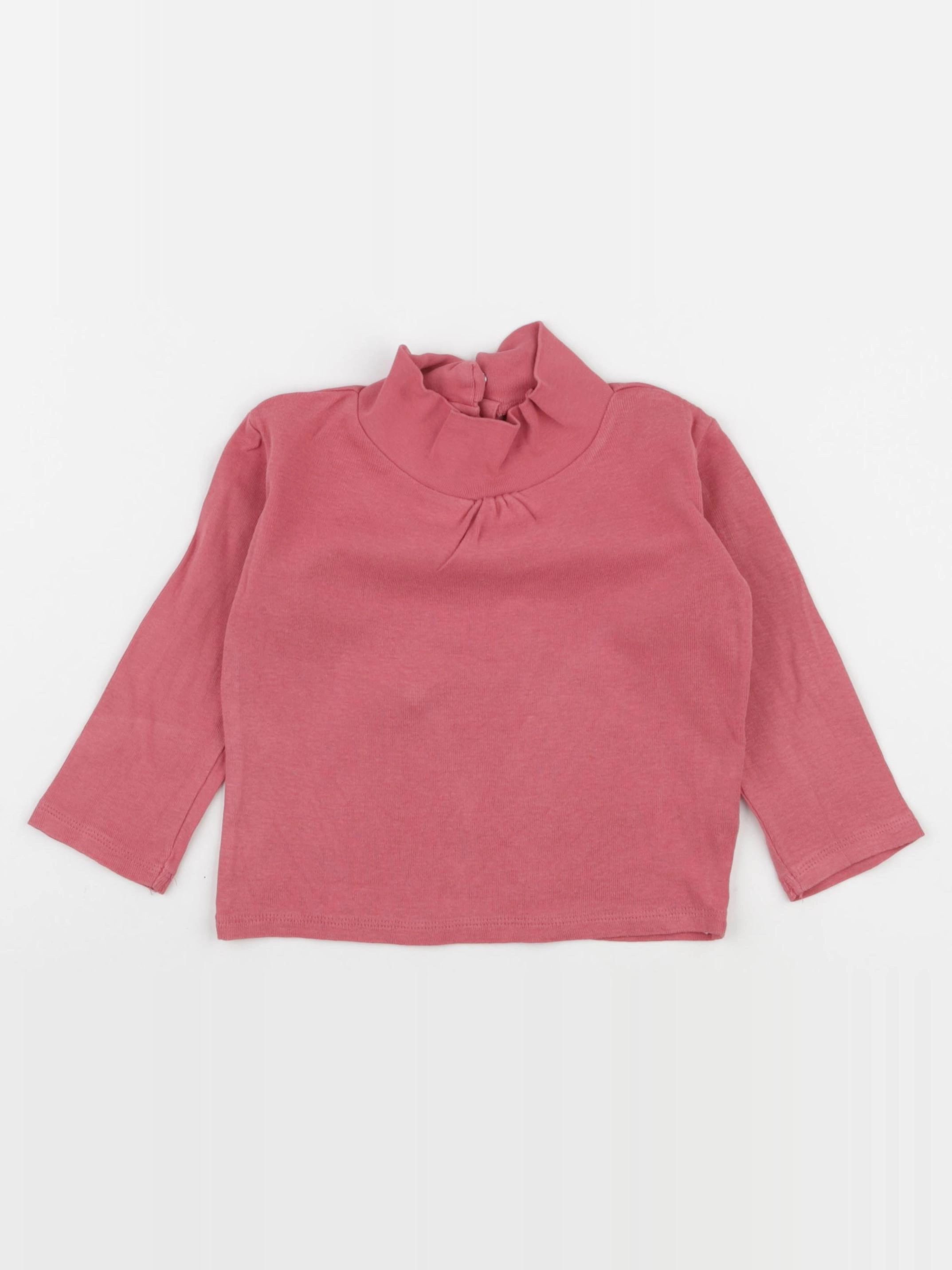 Vertbaudet - sous-pull rose - 18 mois