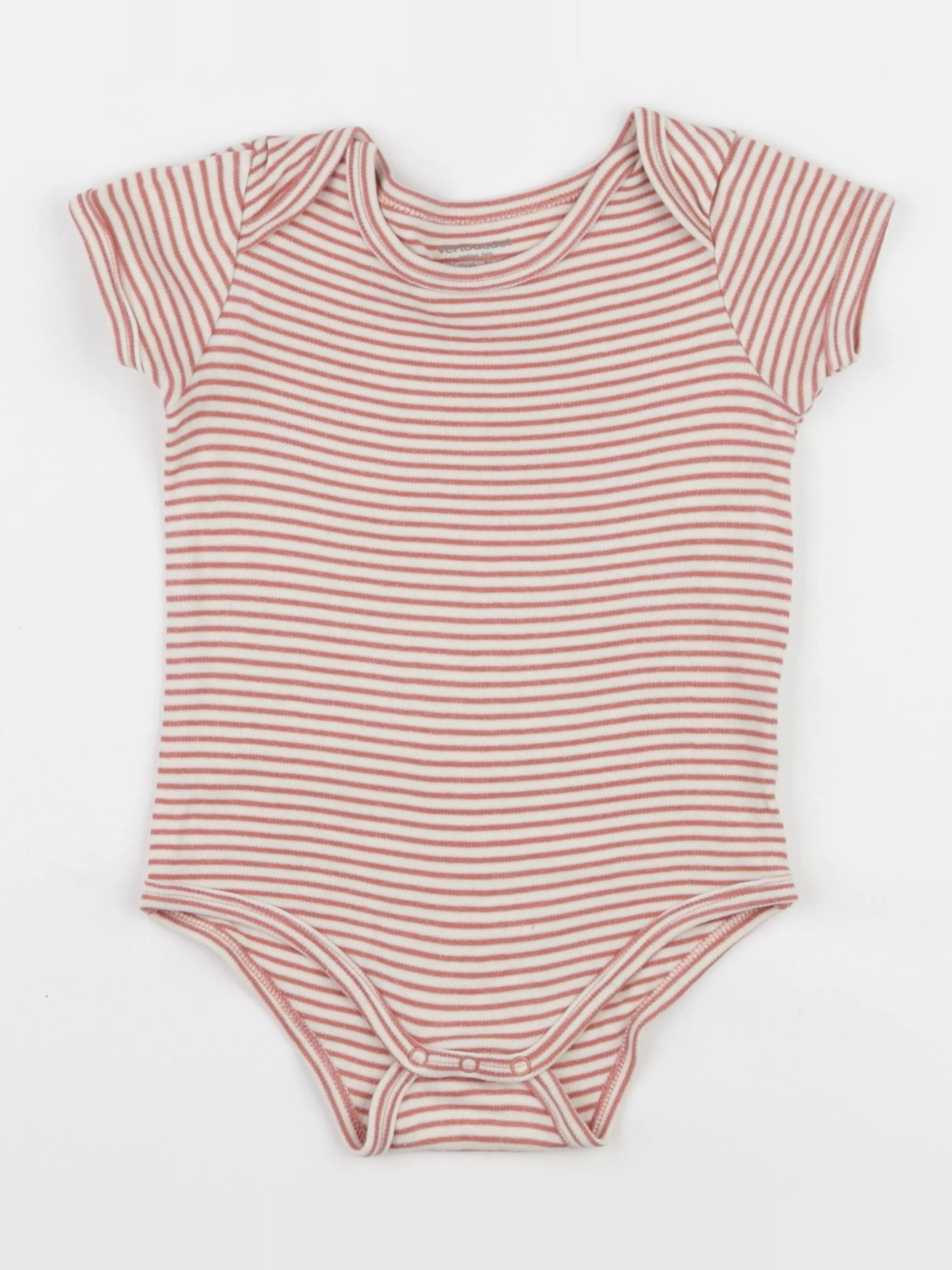 Vertbaudet - body beige, rose - 24 mois
