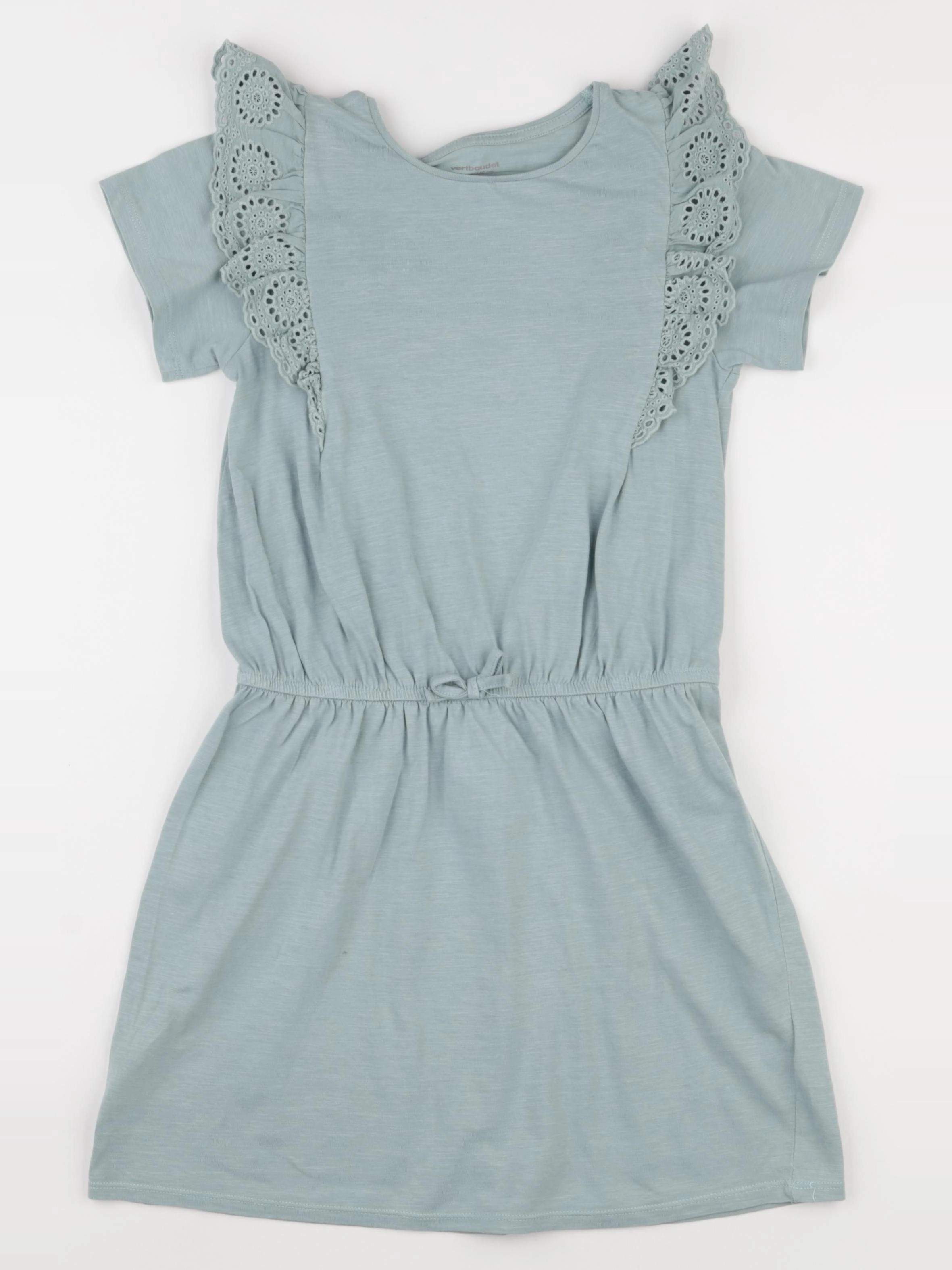Vertbaudet - robe vert - 10 ans