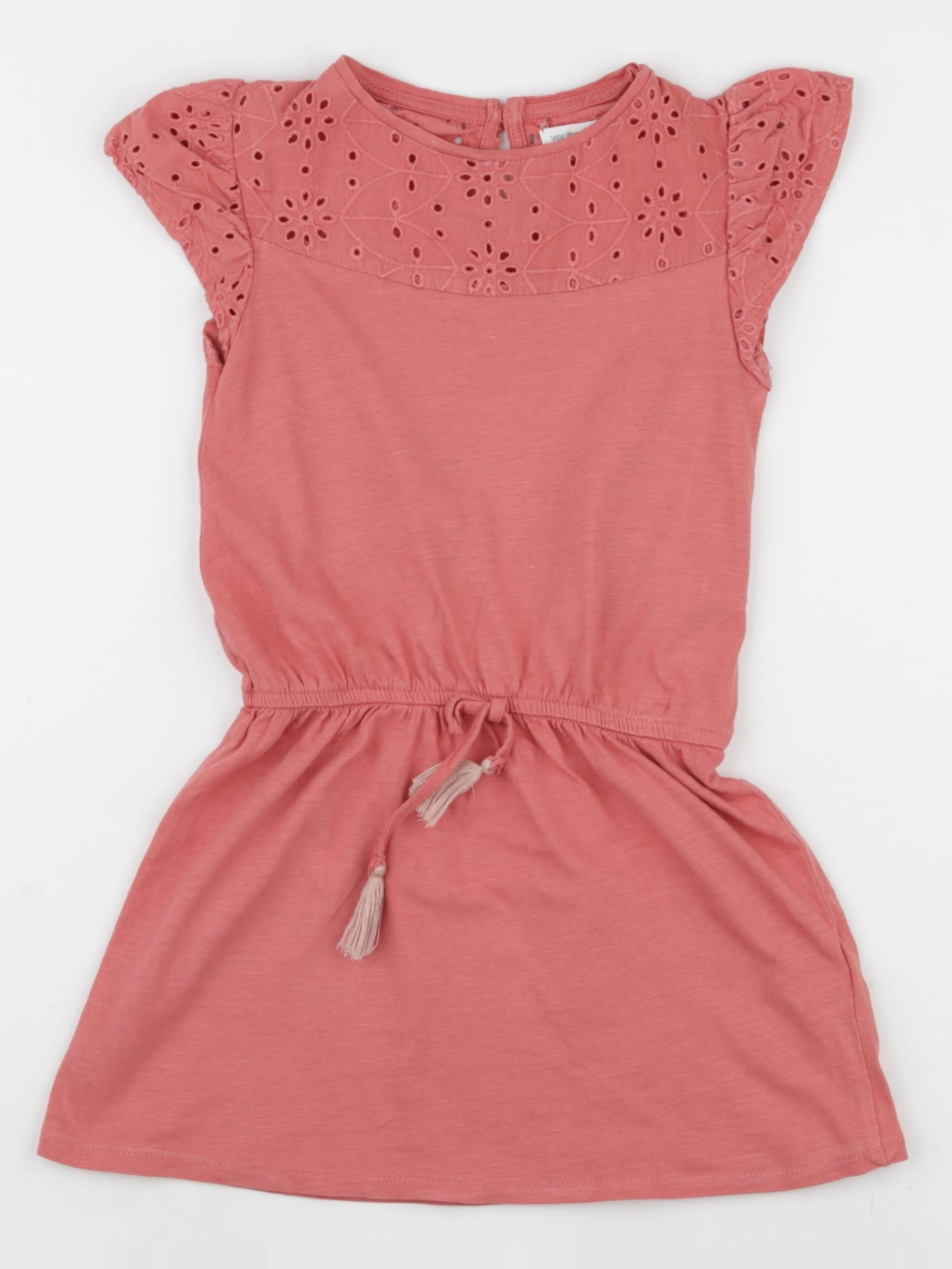 Vertbaudet - robe rose - 5 ans