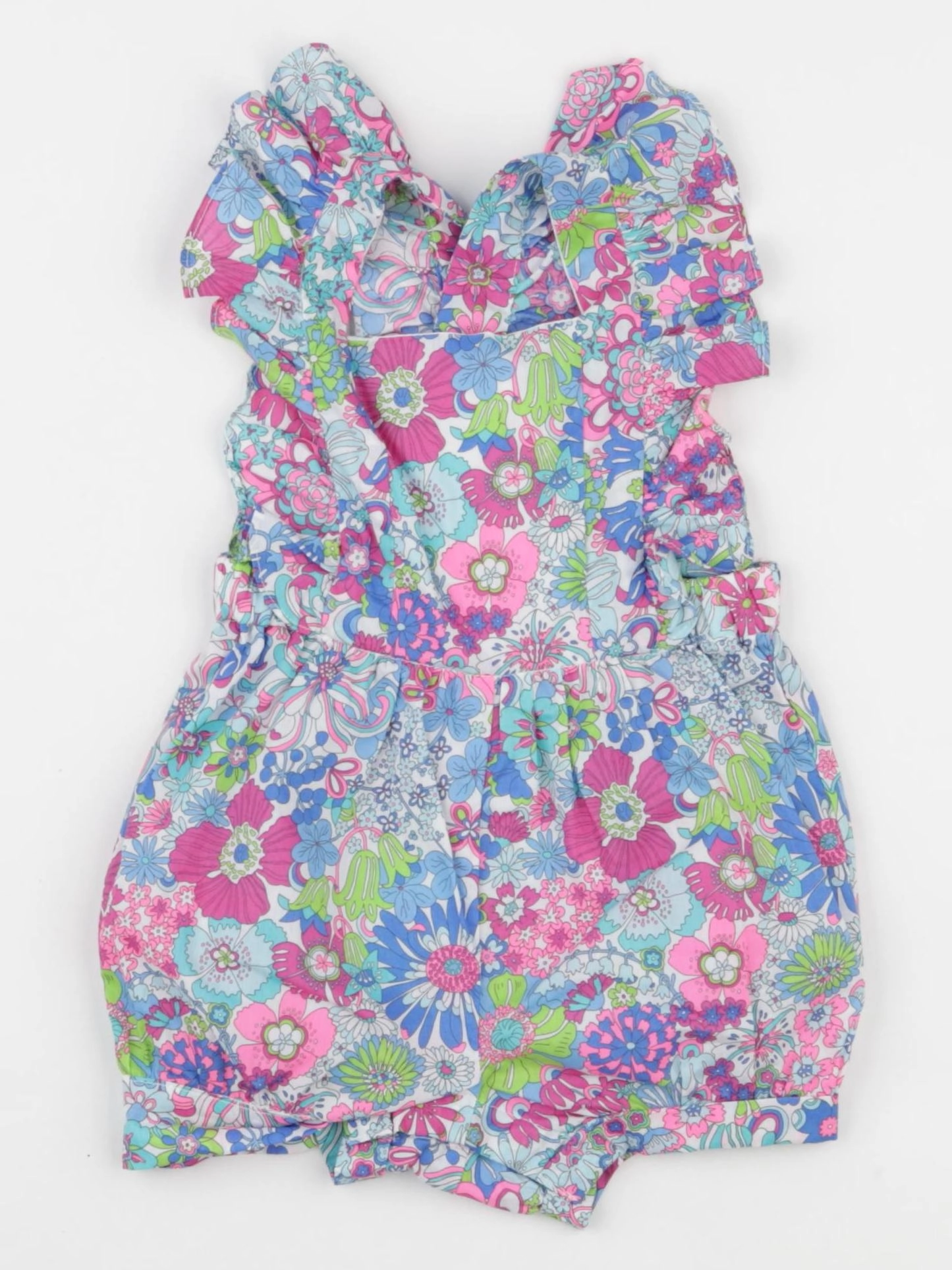 Jacadi - combinaison liberty multicolore - 12 mois