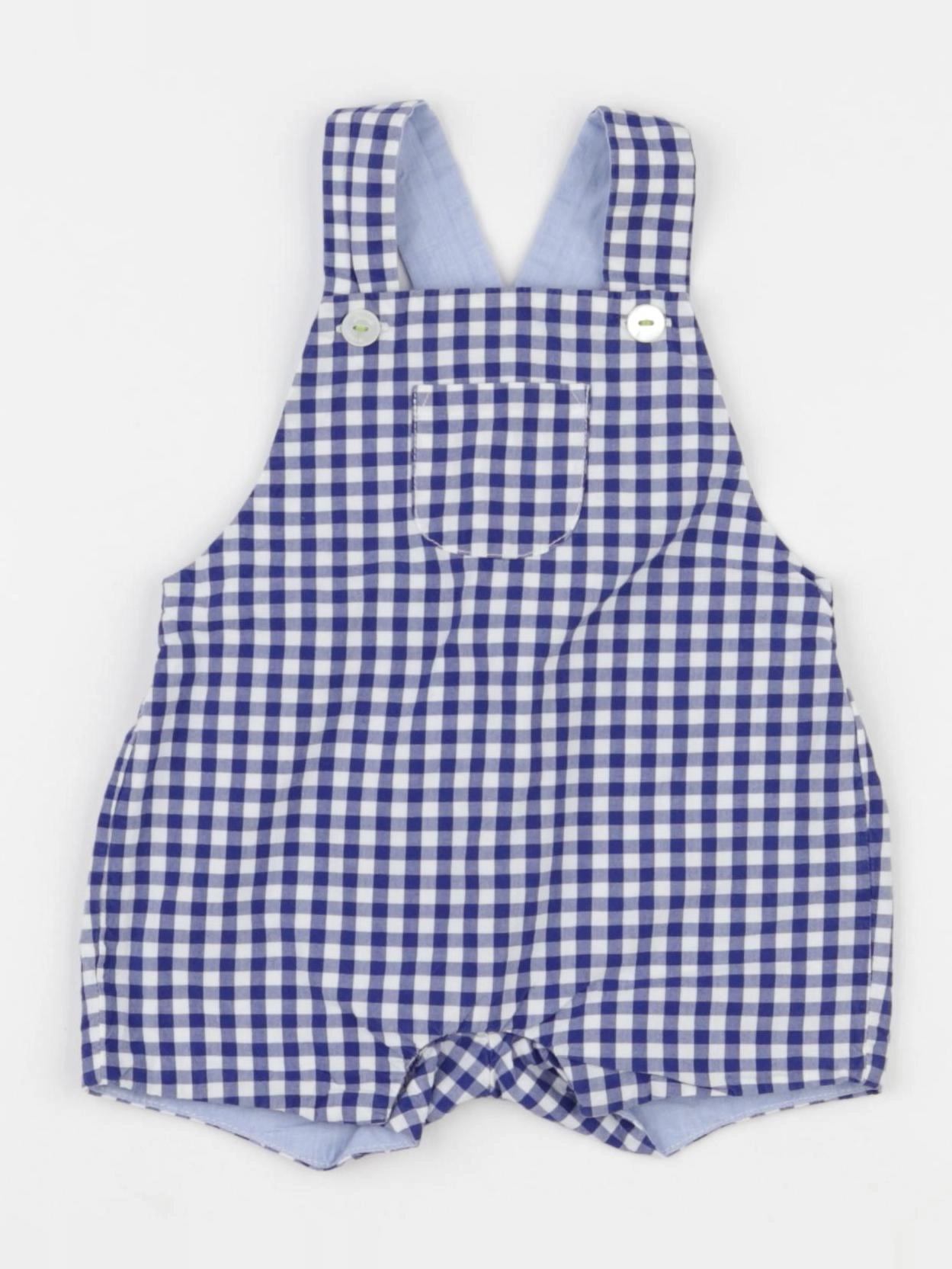 Jacadi - salopette blanc, bleu - 3 mois