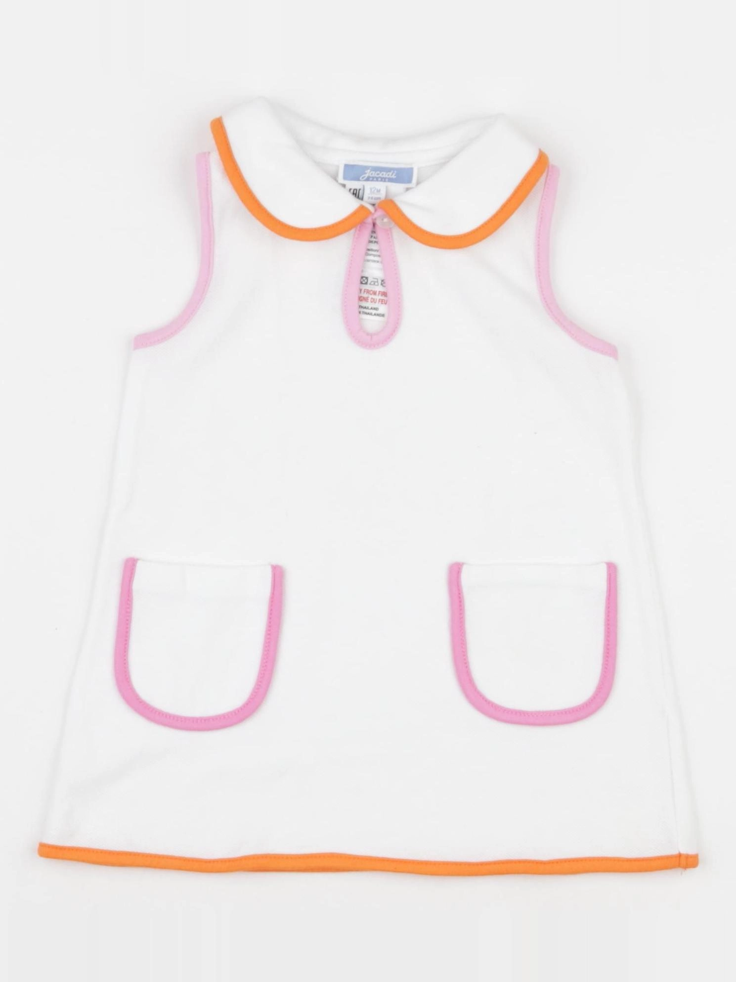 Jacadi - robe blanc - 12 mois