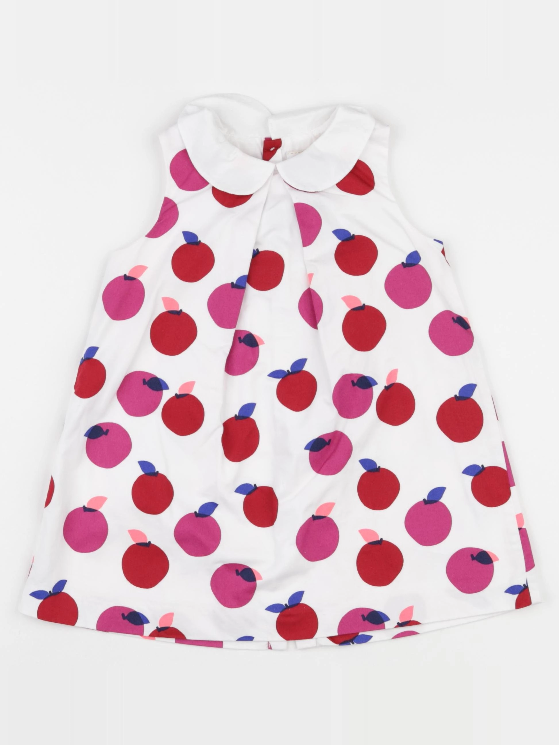 Jacadi - robe blanc, rose, rouge - 24 mois