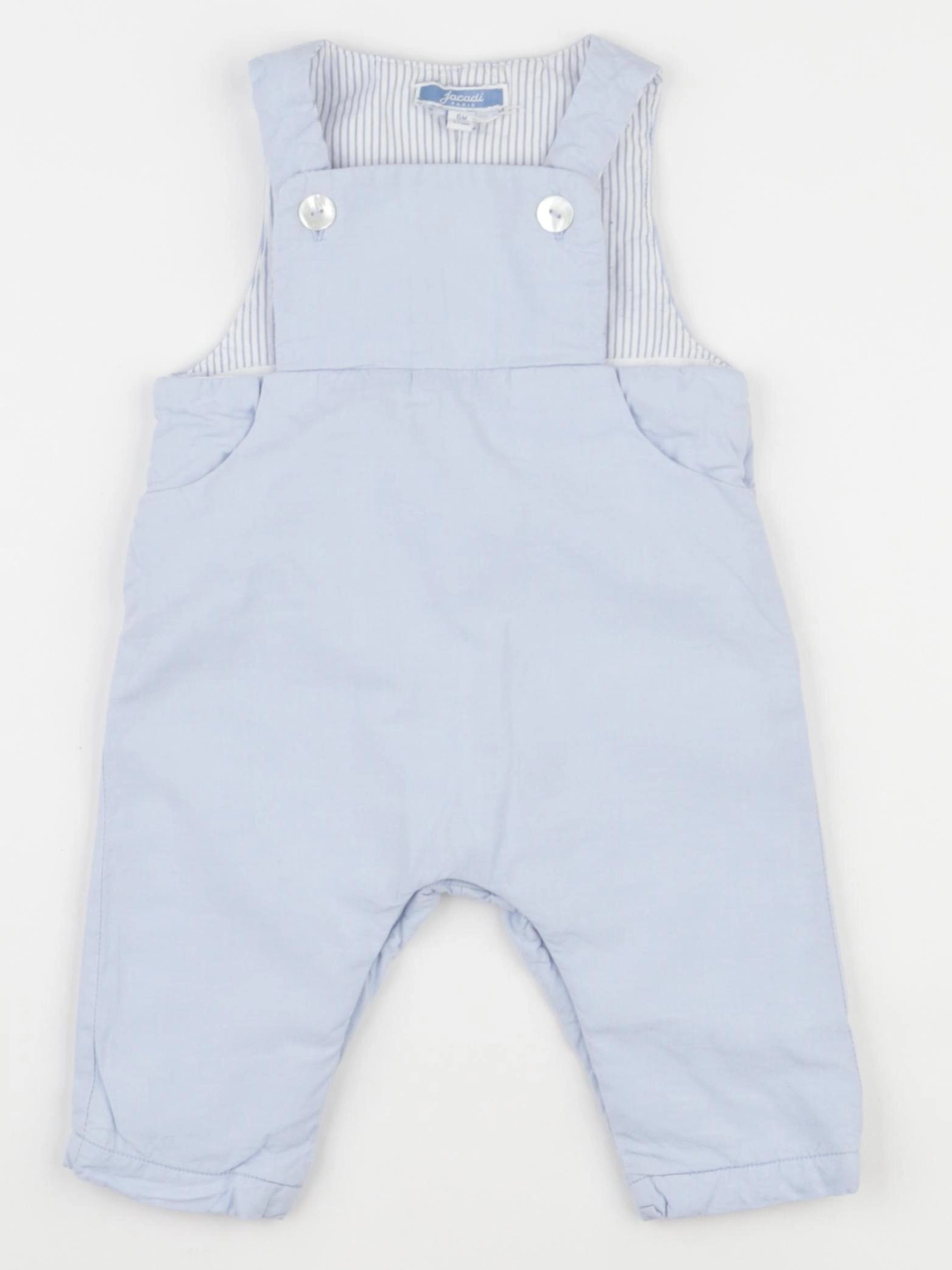 Jacadi - salopette bleu - 6 mois