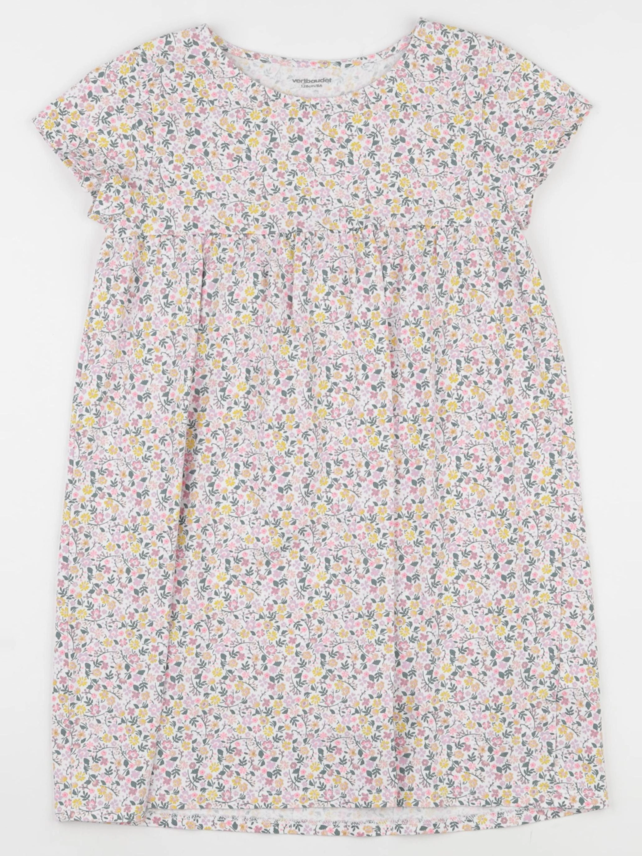 Vertbaudet - robe multicolore - 8 ans